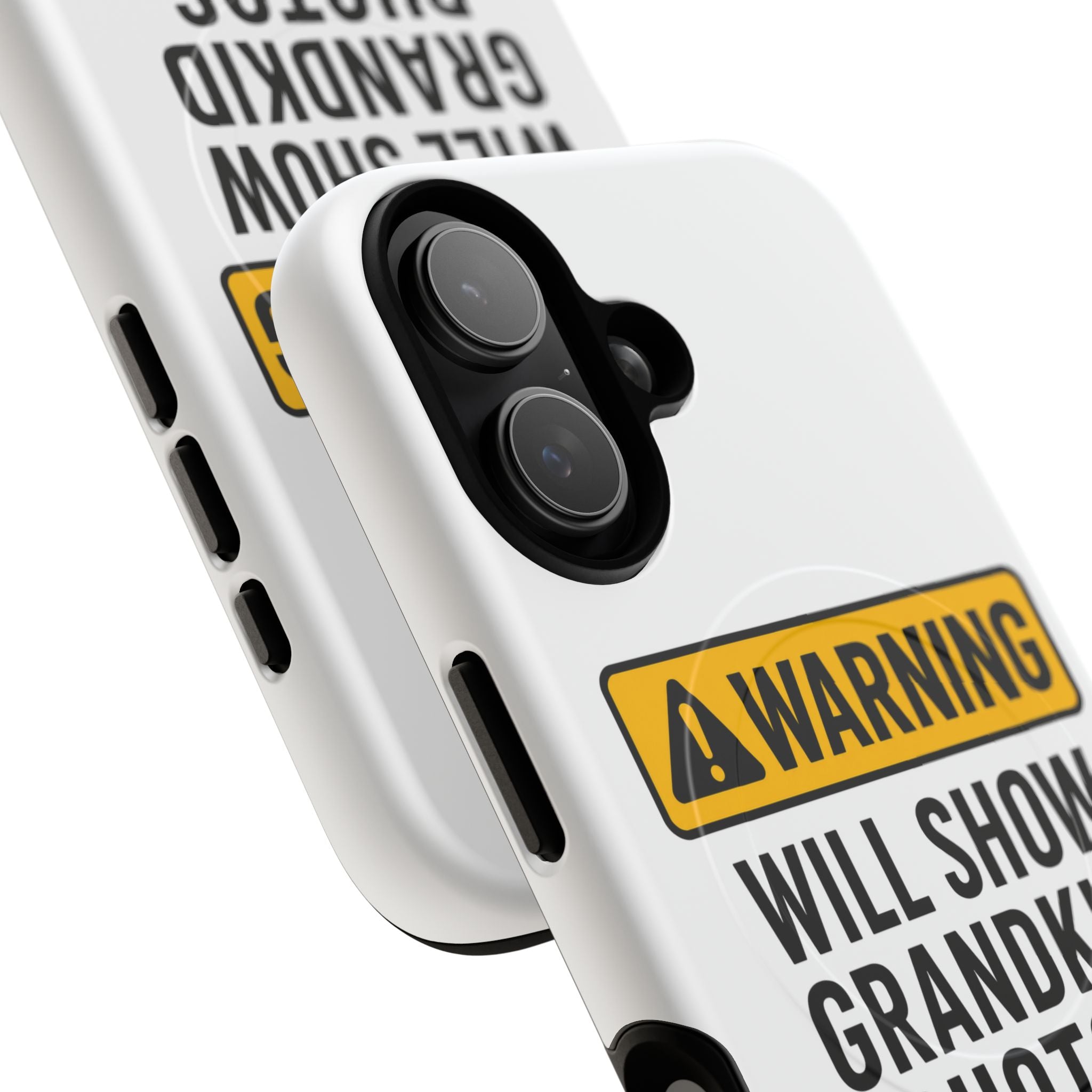 Phone Case — "Warning: Will Show Grandkid Photos" Tough Magnetic Case