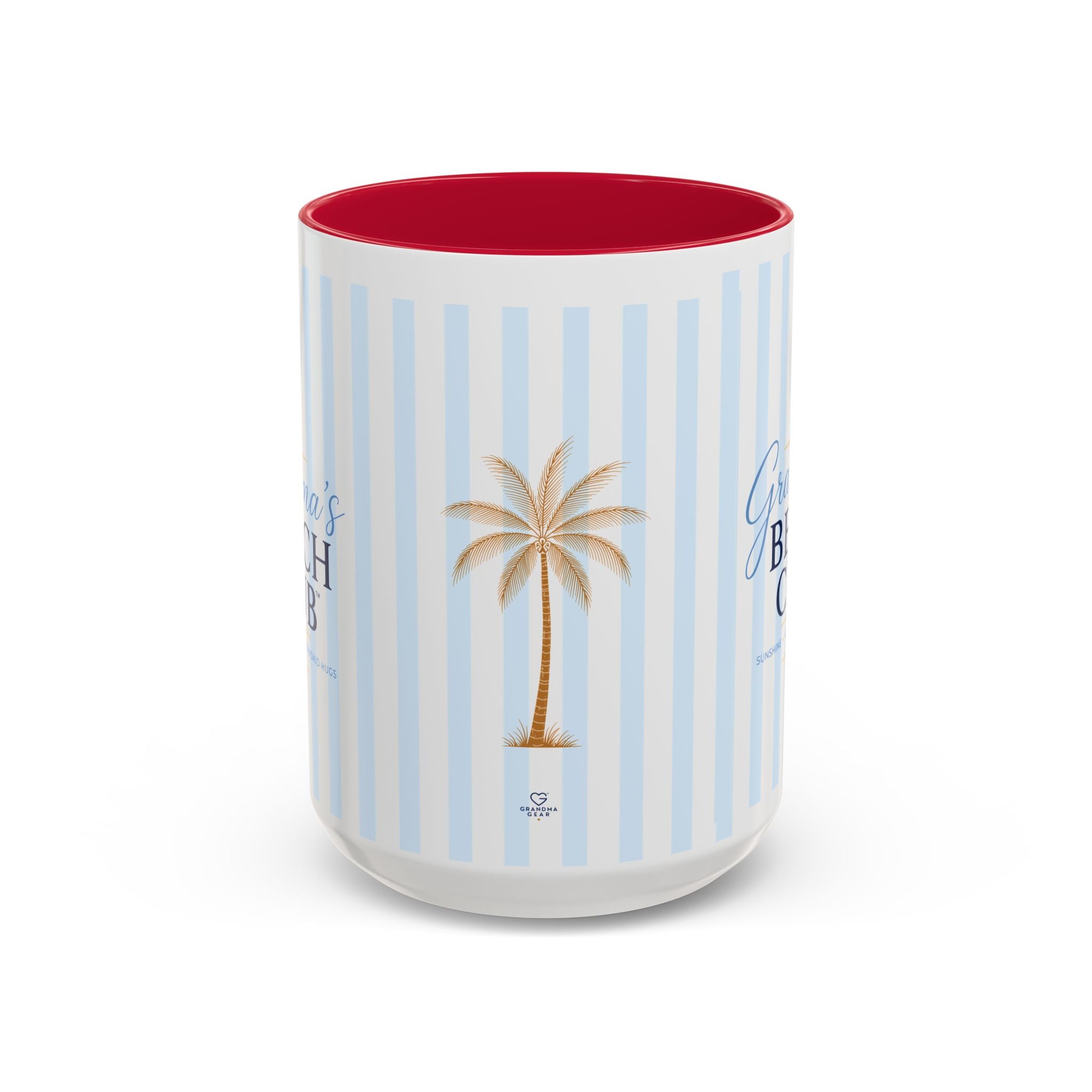 Grandma's Beach Club Script Mug | Color Accent Coffee Mug (11oz, 15oz)