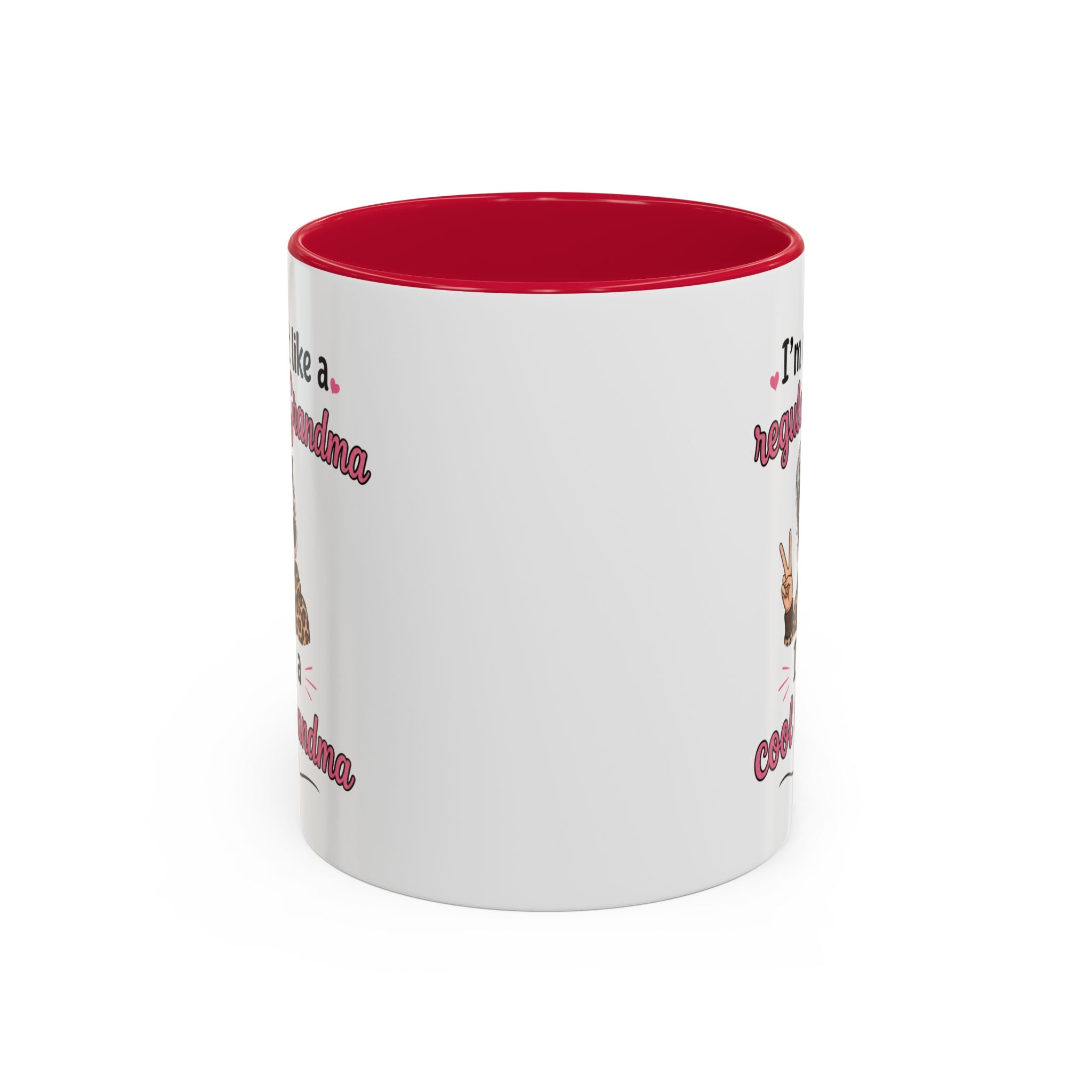 Cool Grandma illustration mug | 11oz 15oz colorful ceramic mug