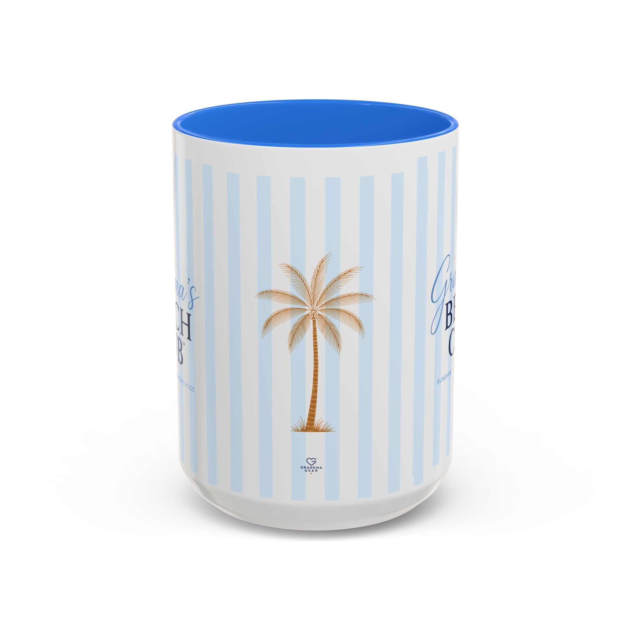 Grandma's Beach Club Script Mug | Color Accent Coffee Mug (11oz, 15oz)