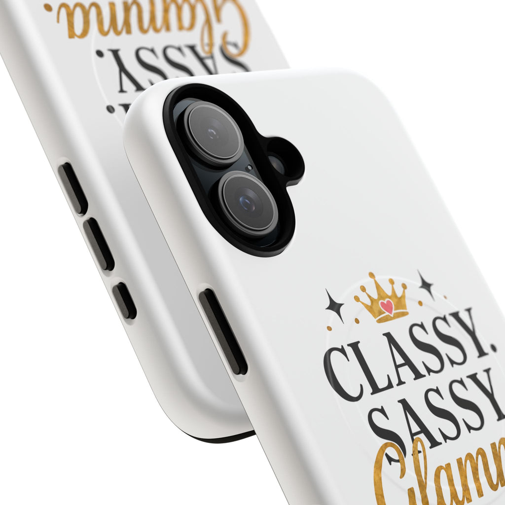 Phone Case — “Classy. Sassy. Glamma.” Magnetic Tough Protective Cover