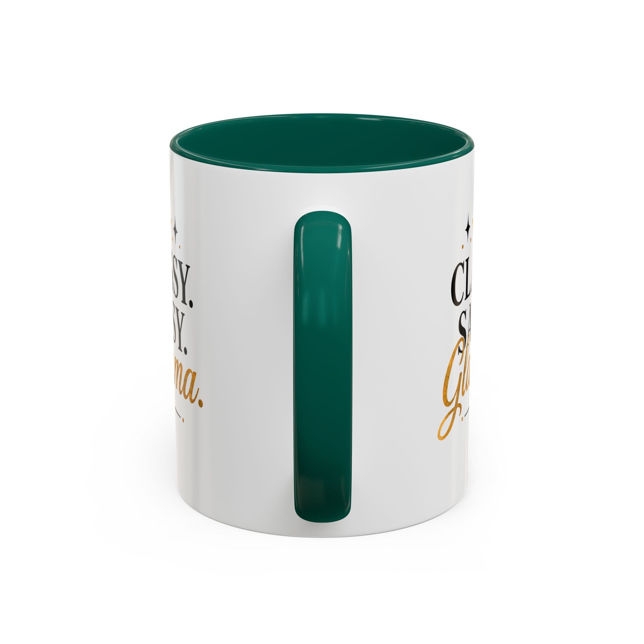 Classy Sassy Glamma Coffee Mug — 11oz/15oz Color Accent Mug