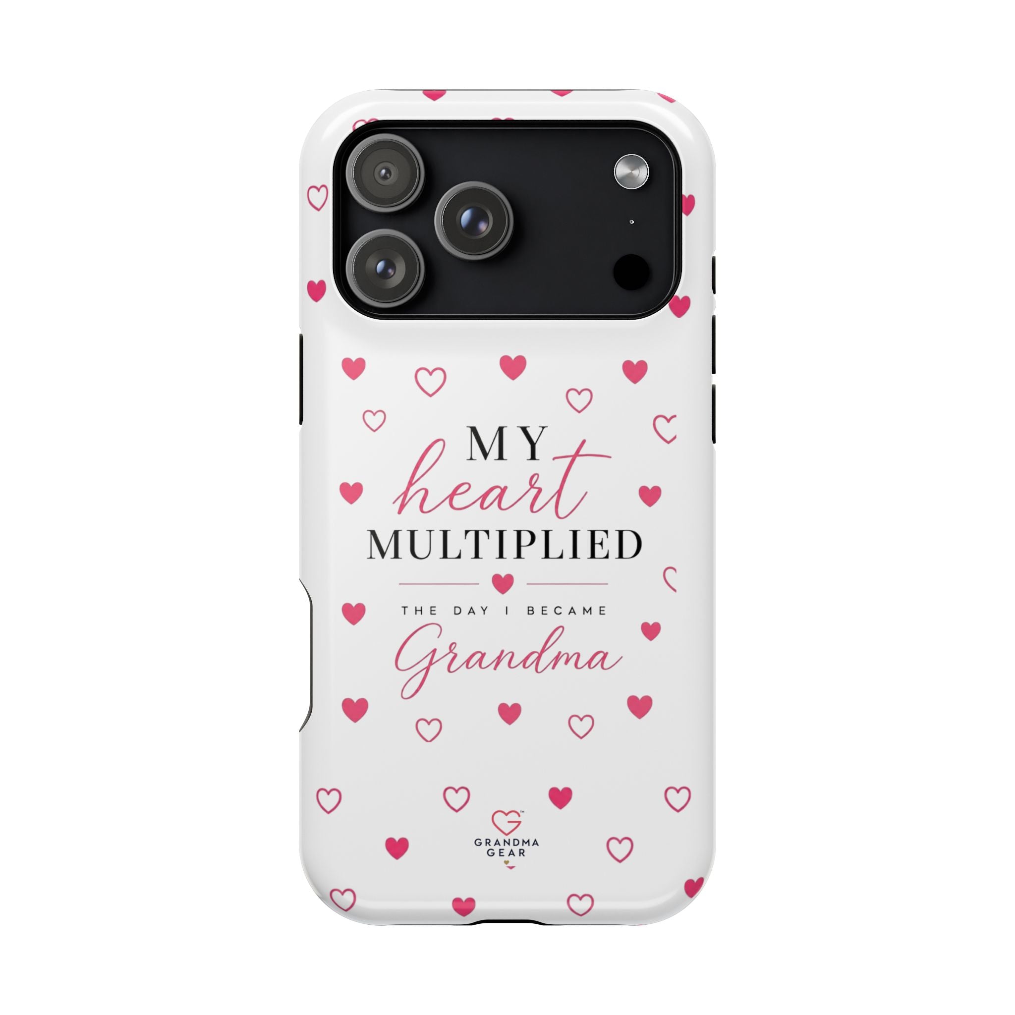 Grandma Phone Case — "My Heart Multiplied" Magnetic Impact‑Resistant Case