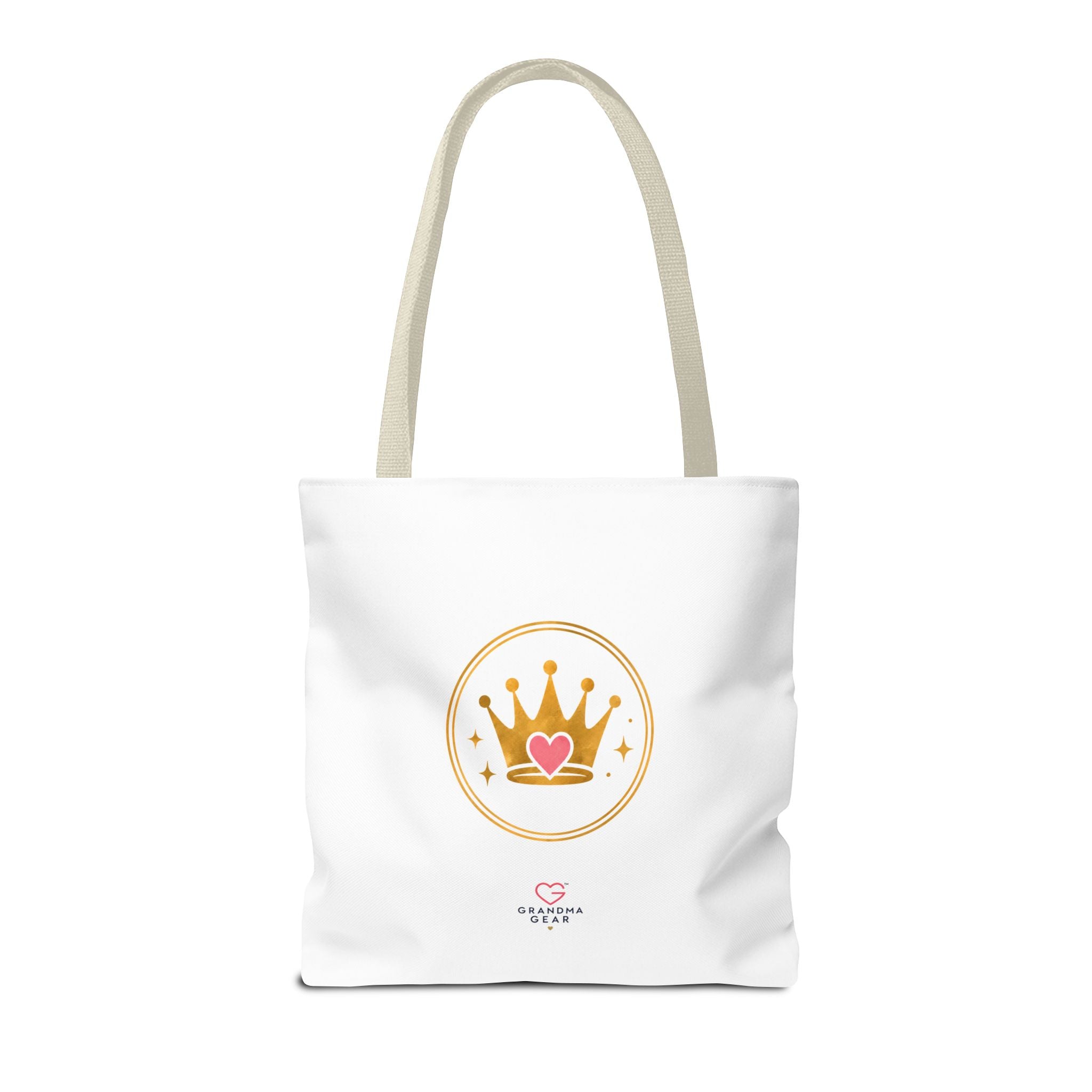 Classy Sassy Glamma Tote Bag – Funny Grandma Gift with Crown Graphic