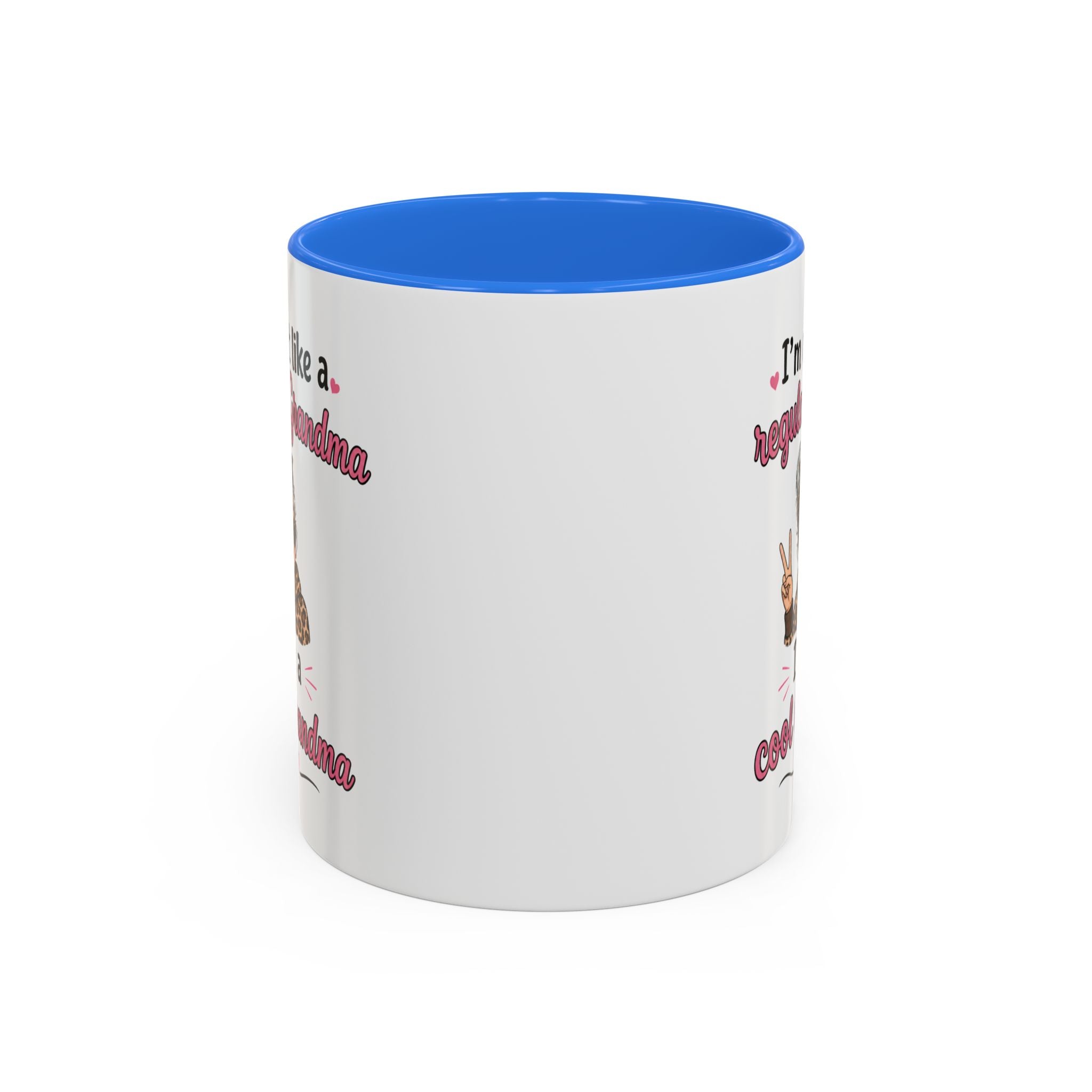 Cool Grandma illustration mug | 11oz 15oz colorful ceramic mug