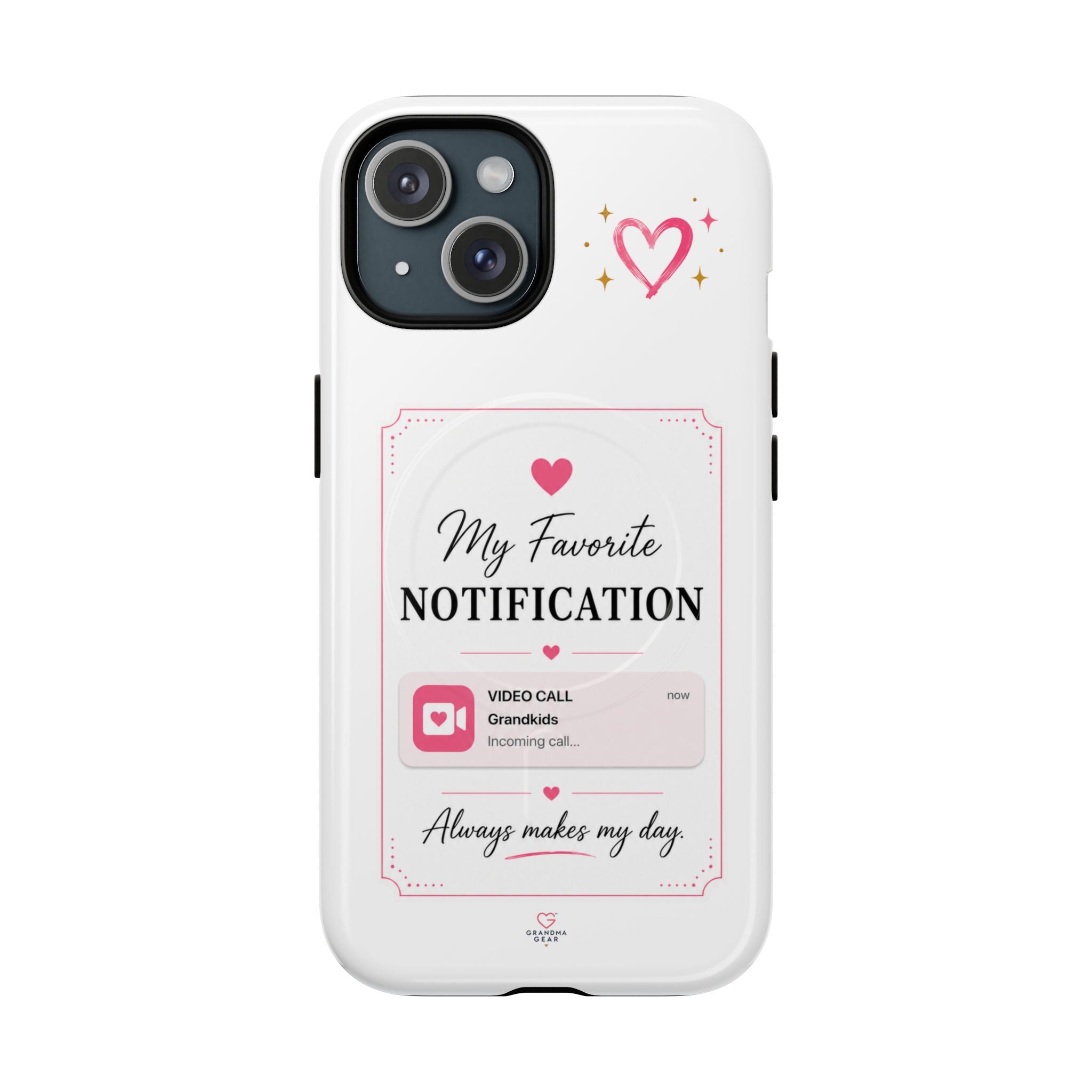 My Favorite Notification phone case | Cute heart video call design