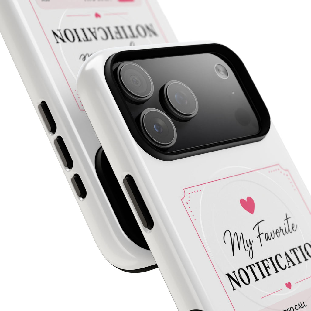 My Favorite Notification phone case | Cute heart video call design