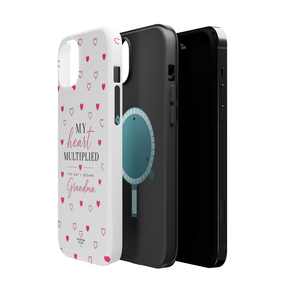 Grandma Phone Case — "My Heart Multiplied" Magnetic Impact‑Resistant Case