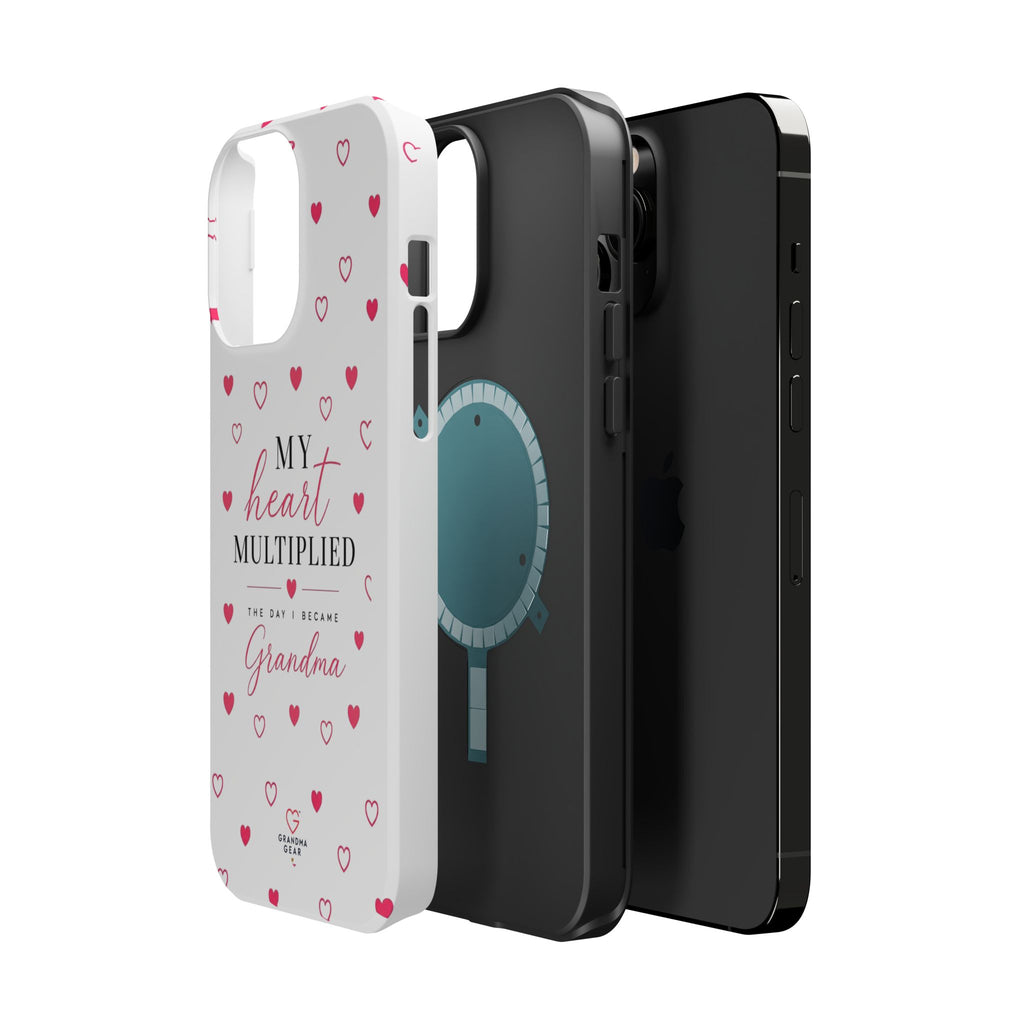 Grandma Phone Case — "My Heart Multiplied" Magnetic Impact‑Resistant Case