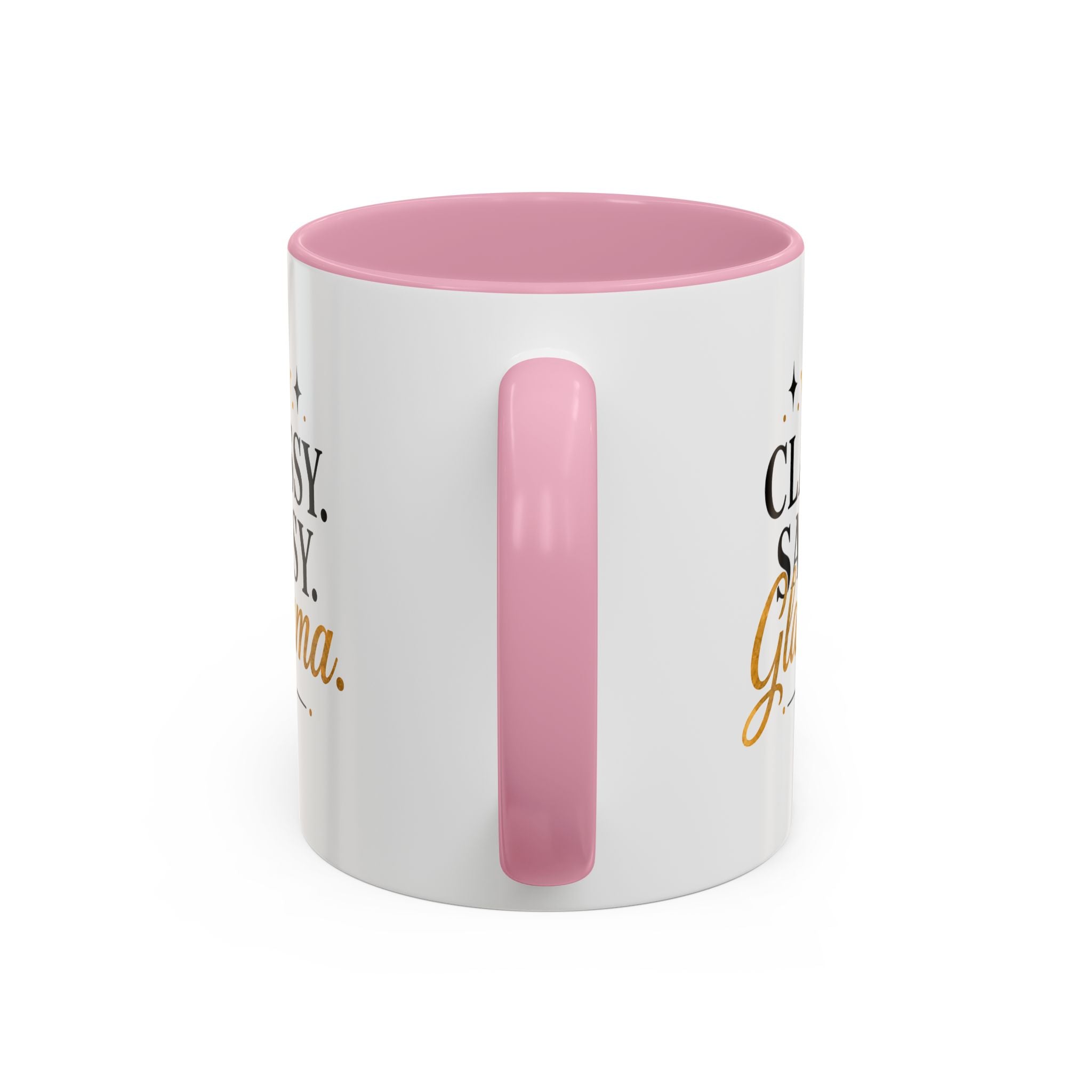 Classy Sassy Glamma Coffee Mug — 11oz/15oz Color Accent Mug