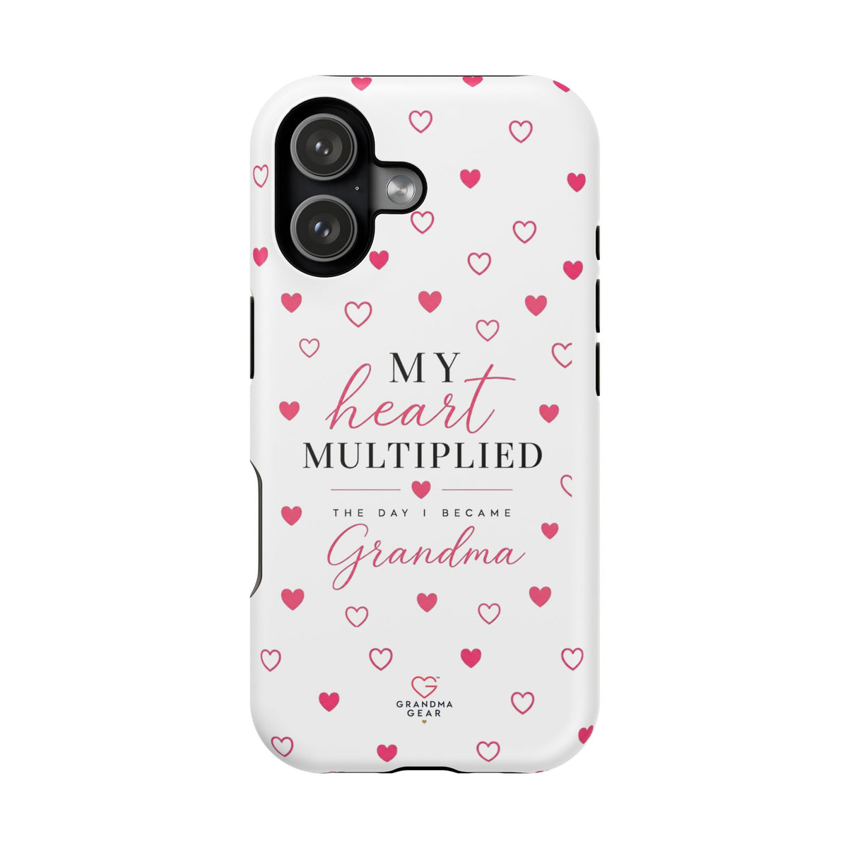 Grandma Phone Case — "My Heart Multiplied" Magnetic Impact‑Resistant Case