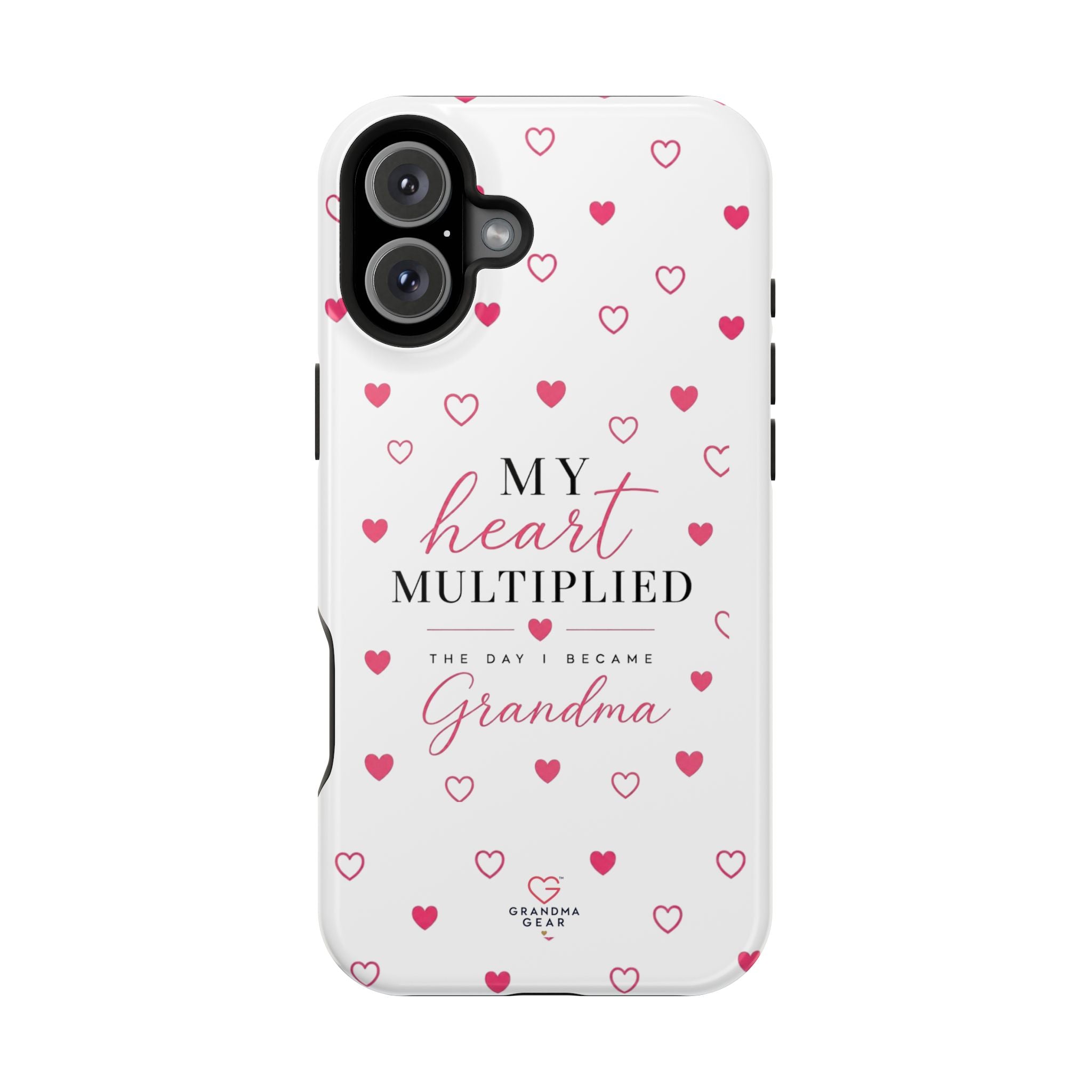 Grandma Phone Case — "My Heart Multiplied" Magnetic Impact‑Resistant Case