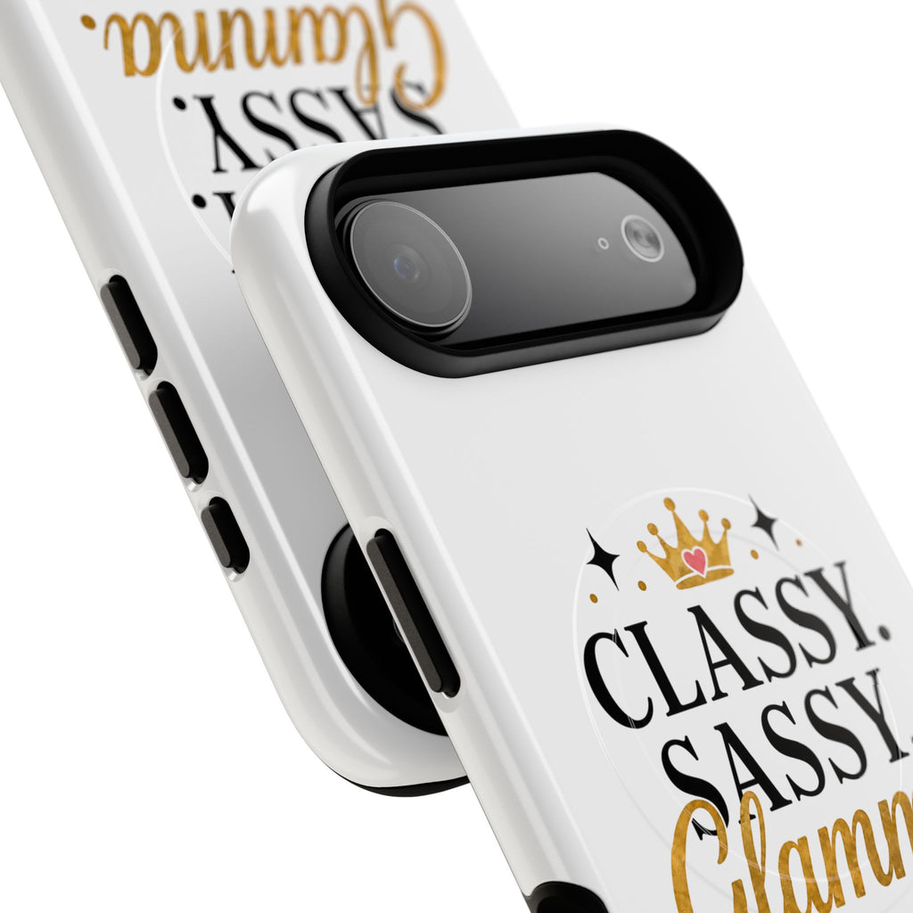 Phone Case — “Classy. Sassy. Glamma.” Magnetic Tough Protective Cover