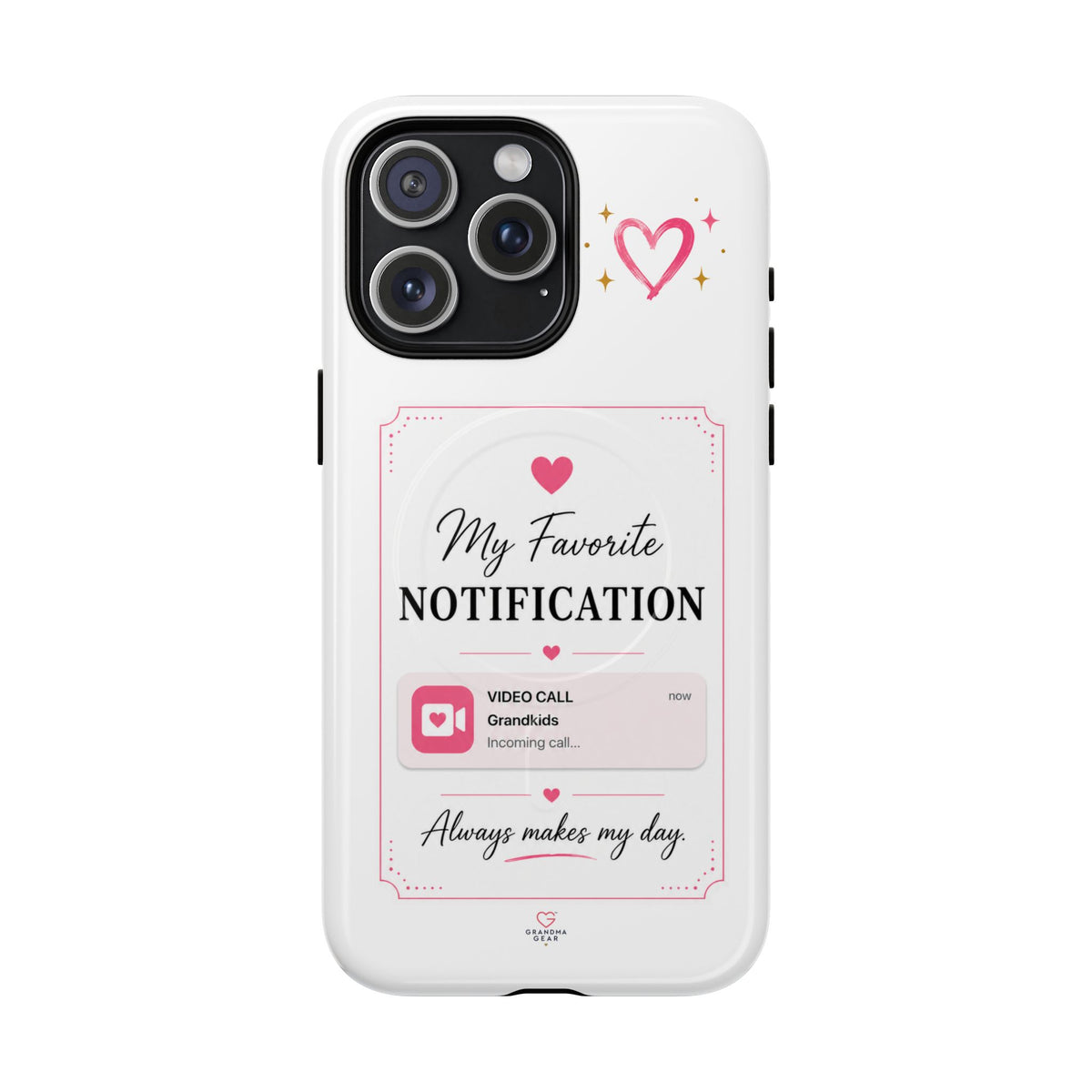 My Favorite Notification phone case | Cute heart video call design