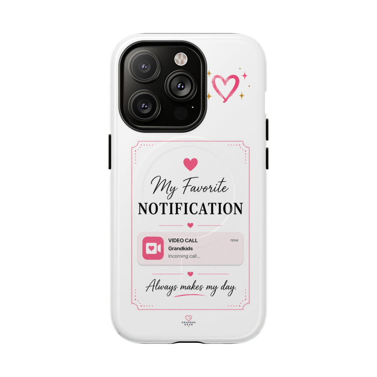 My Favorite Notification phone case | Cute heart video call design