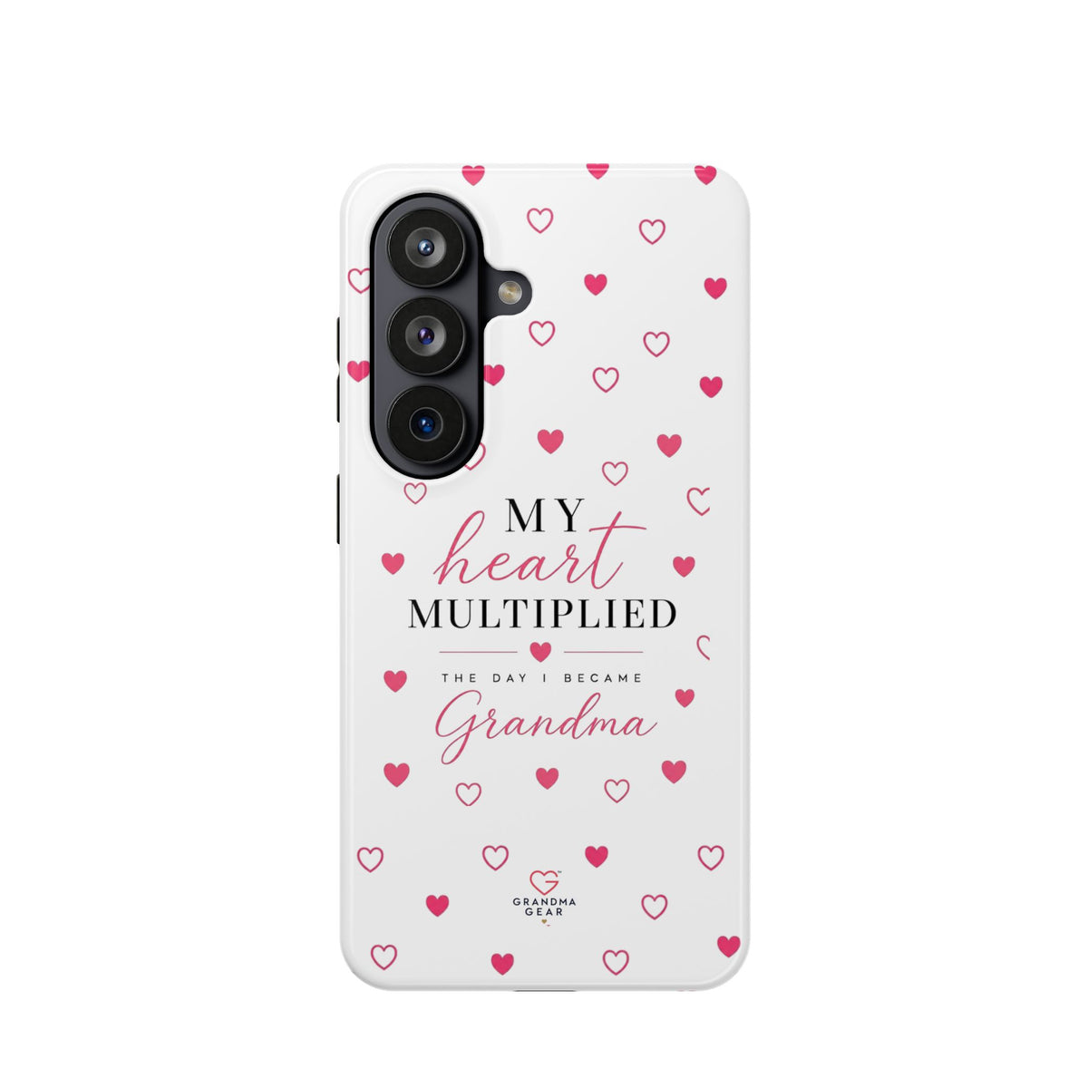 Grandma Phone Case — "My Heart Multiplied" Magnetic Impact‑Resistant Case