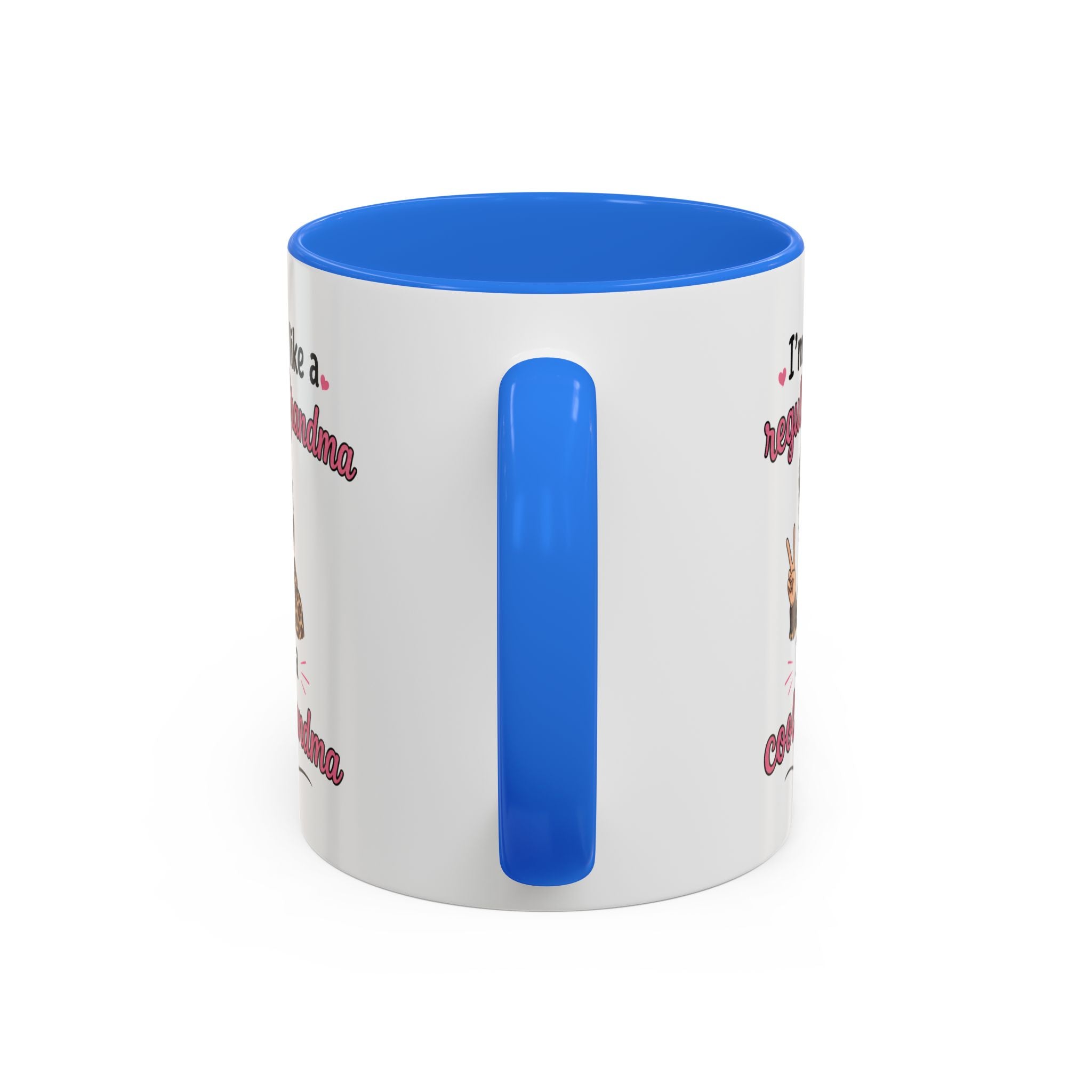 Cool Grandma illustration mug | 11oz 15oz colorful ceramic mug