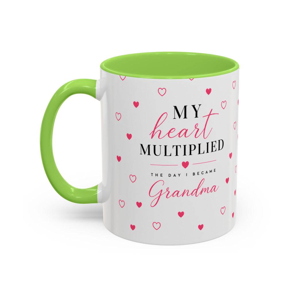 My Heart Multiplied Grandma Mug | 11oz or 15oz Ceramic