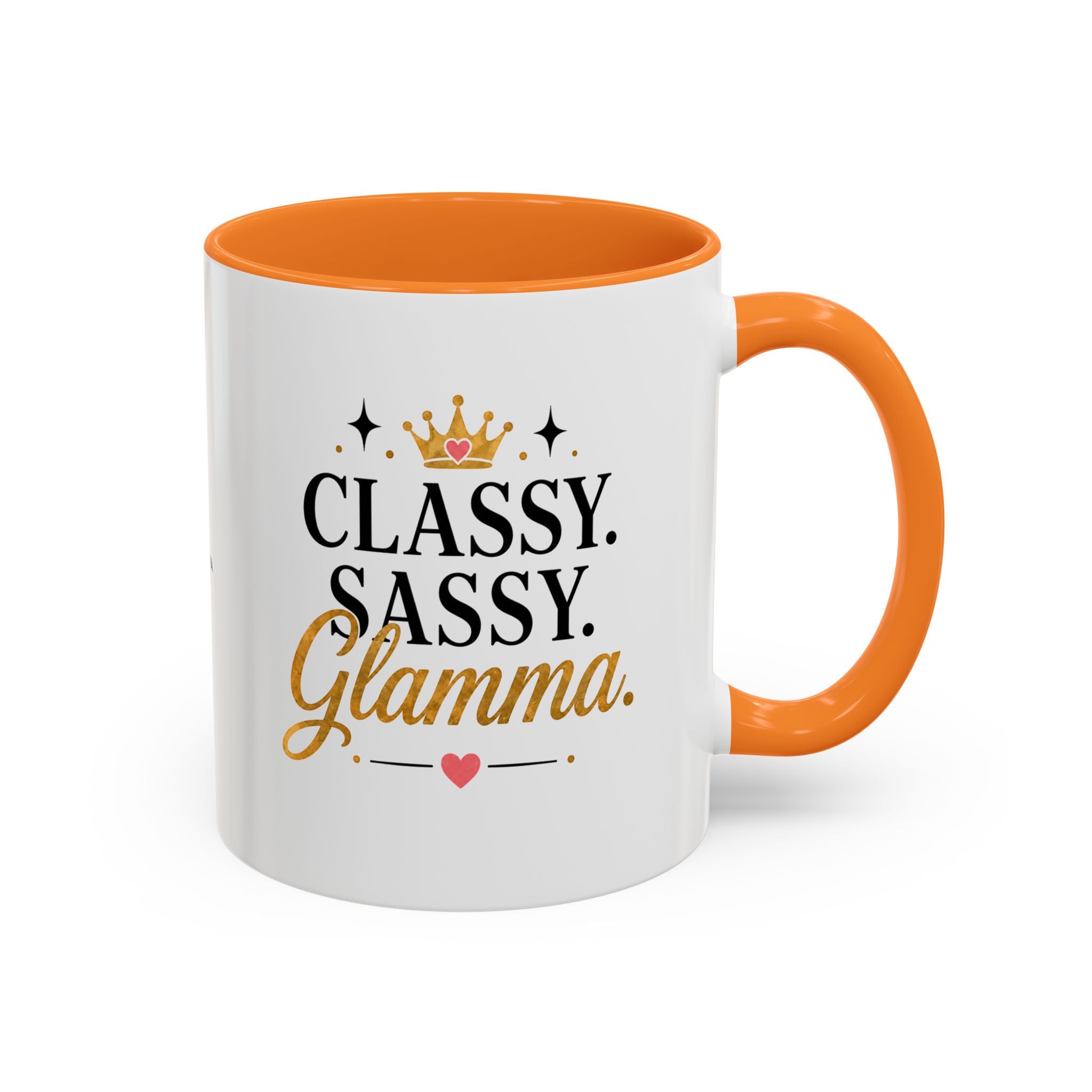 Classy Sassy Glamma Coffee Mug — 11oz/15oz Color Accent Mug