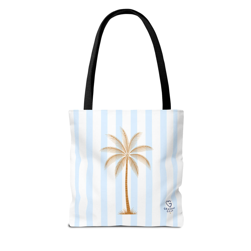 Grandma's Beach Club Tote Bag | Seashell Striped Summer