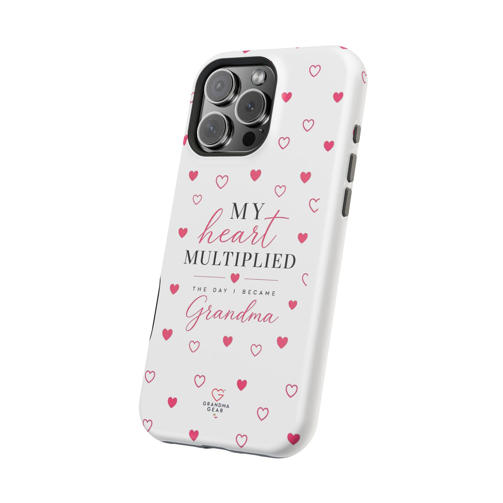 Grandma Phone Case — "My Heart Multiplied" Magnetic Impact‑Resistant Case