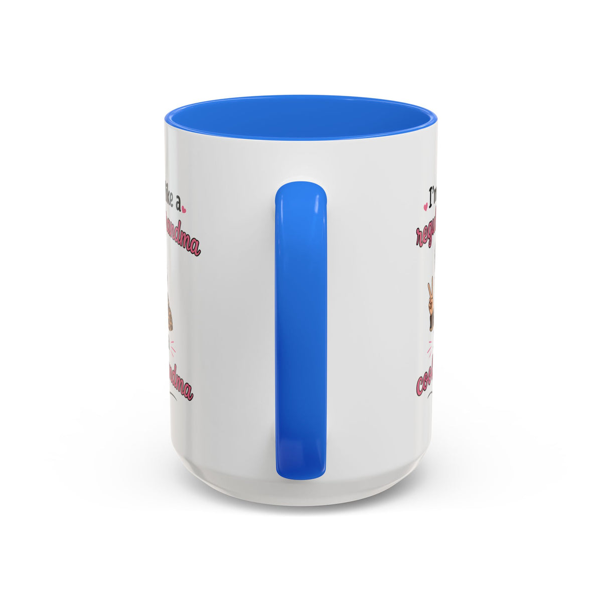 Cool Grandma illustration mug | 11oz 15oz colorful ceramic mug
