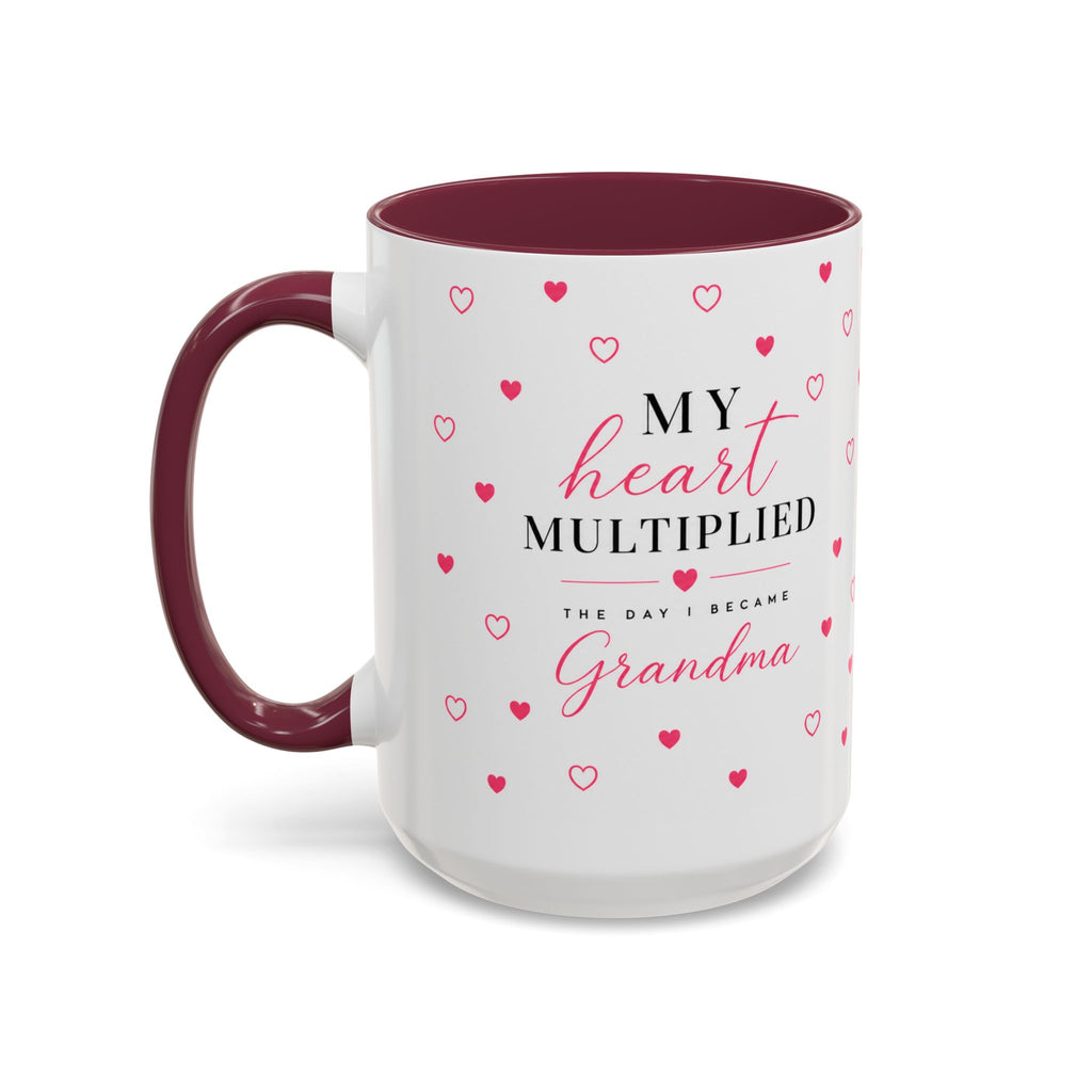 My Heart Multiplied Grandma Mug | 11oz or 15oz Ceramic