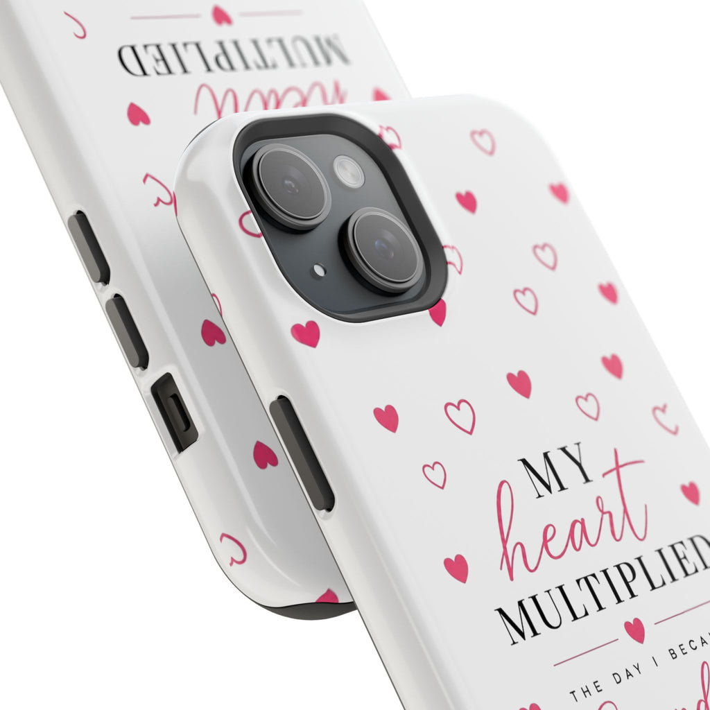 Grandma Phone Case — "My Heart Multiplied" Magnetic Impact‑Resistant Case