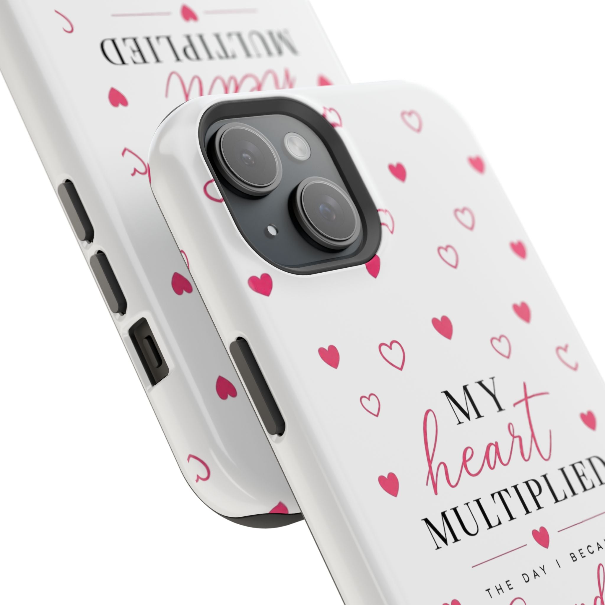 Grandma Phone Case — "My Heart Multiplied" Magnetic Impact‑Resistant Case