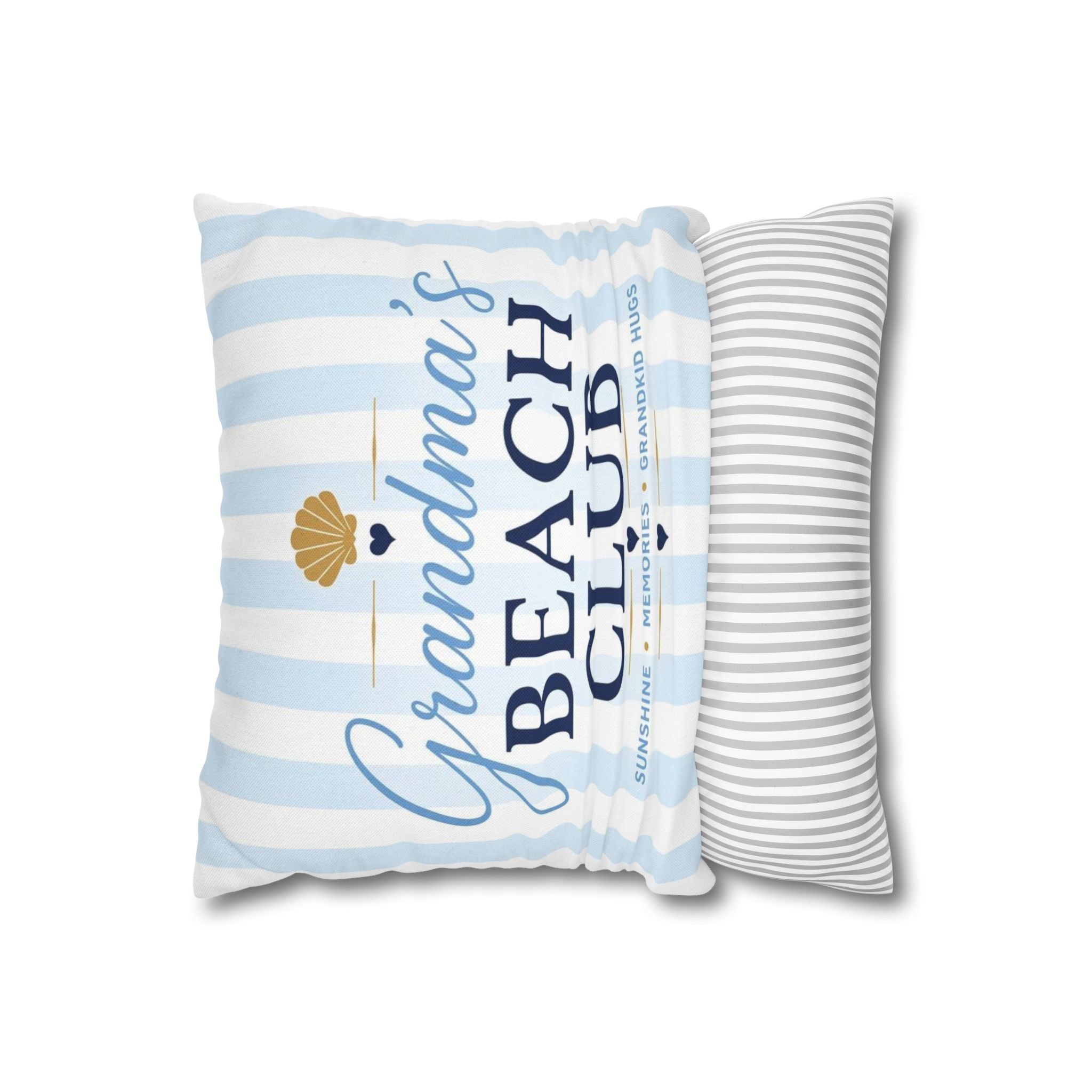 Spun Polyester Square Pillowcase