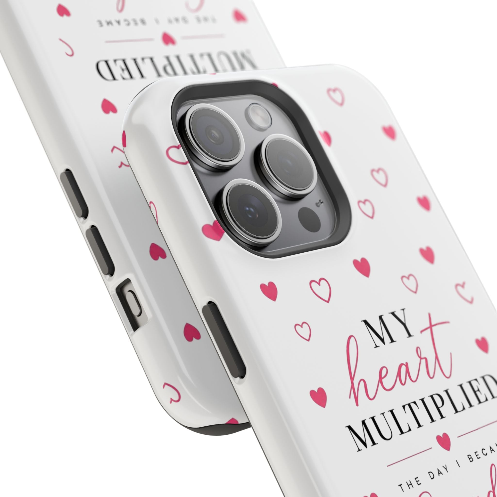 Grandma Phone Case — "My Heart Multiplied" Magnetic Impact‑Resistant Case