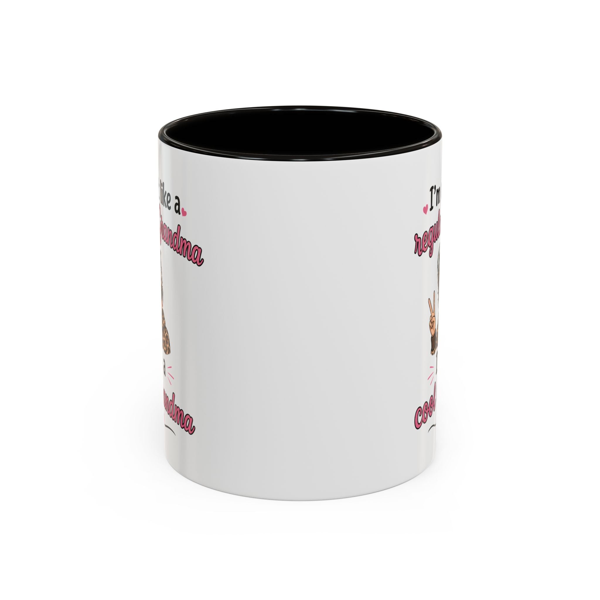Cool Grandma illustration mug | 11oz 15oz colorful ceramic mug