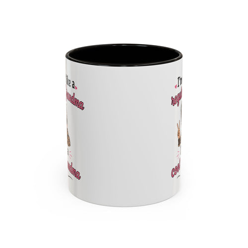 Cool Grandma illustration mug | 11oz 15oz colorful ceramic mug