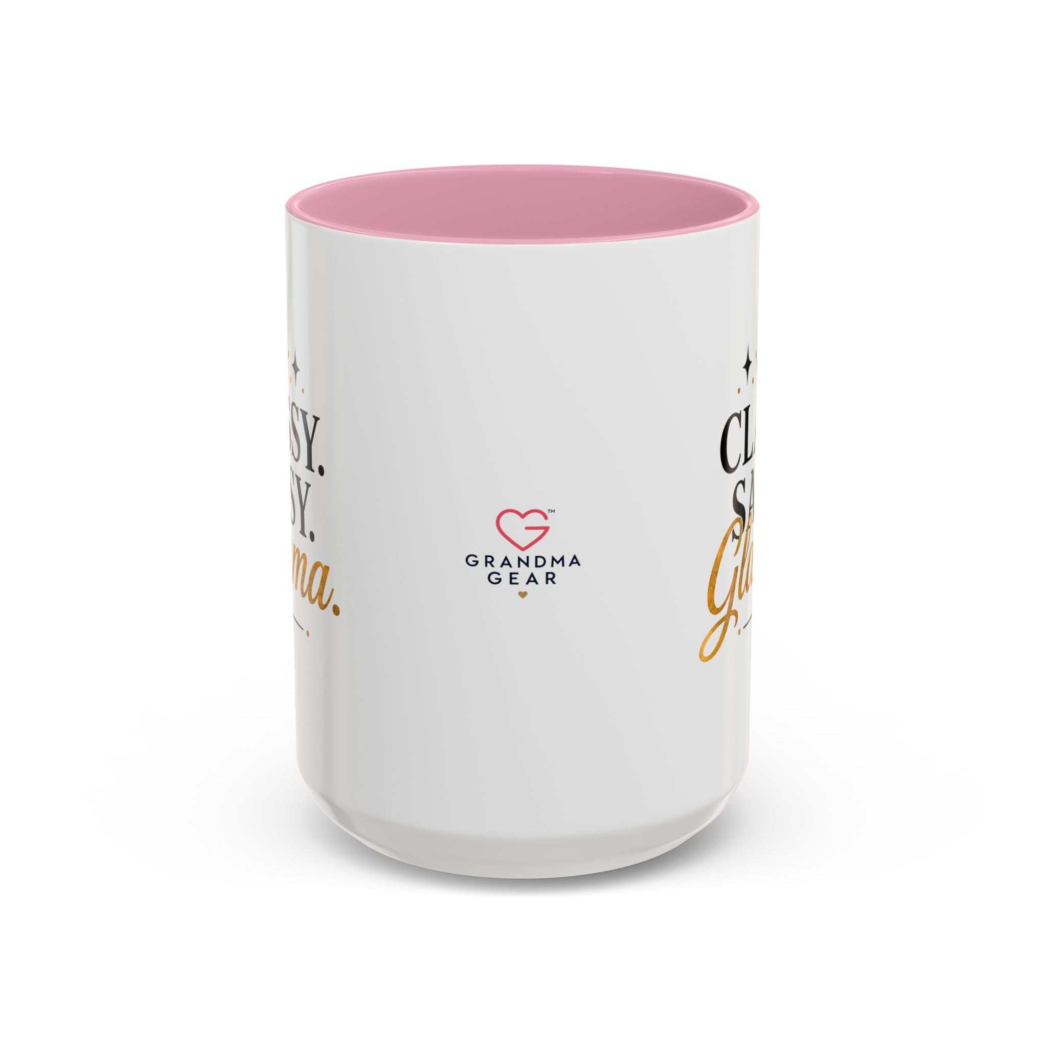 Classy Sassy Glamma Coffee Mug — 11oz/15oz Color Accent Mug