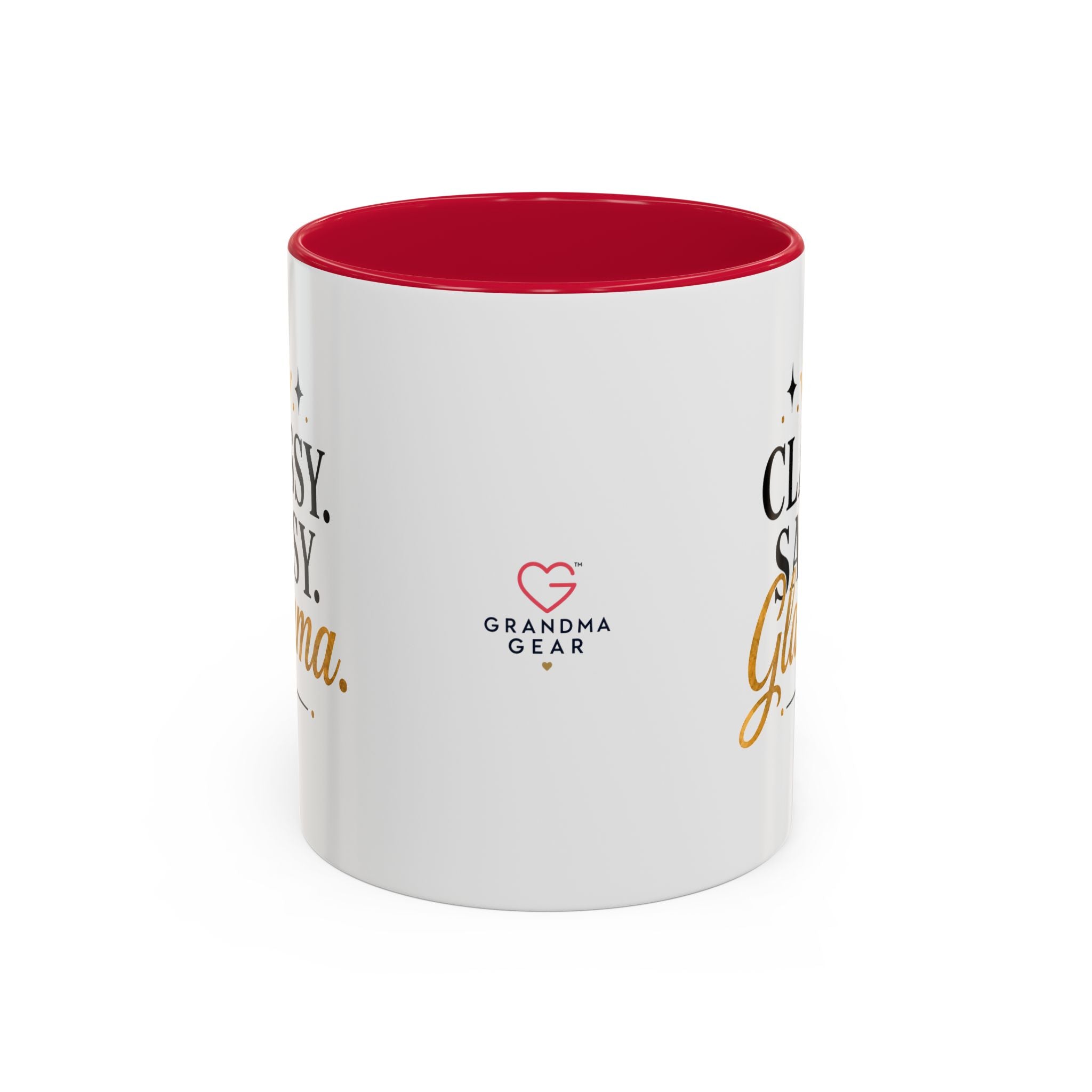 Classy Sassy Glamma Coffee Mug — 11oz/15oz Color Accent Mug