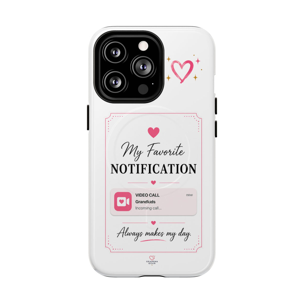 My Favorite Notification phone case | Cute heart video call design