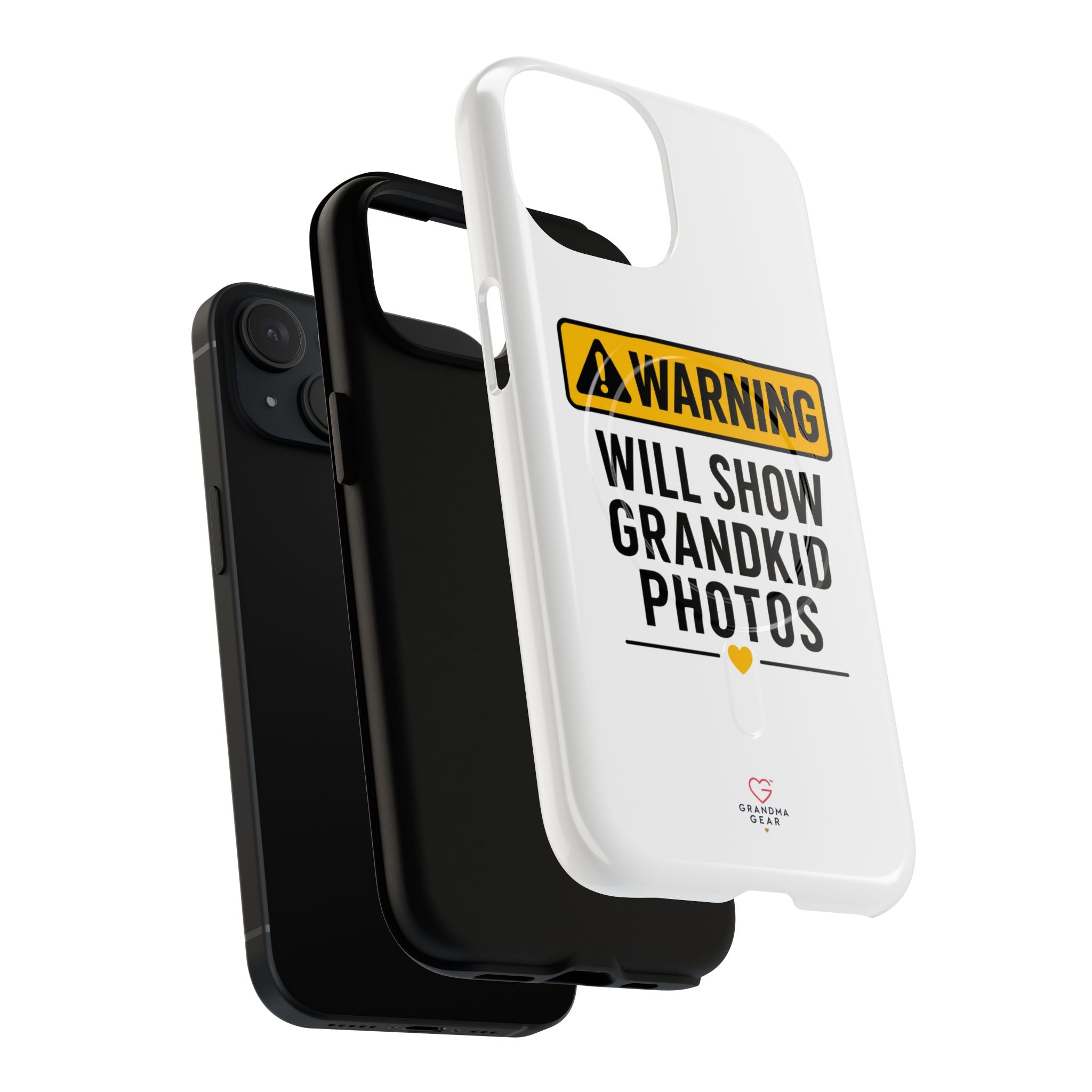 Phone Case — "Warning: Will Show Grandkid Photos" Tough Magnetic Case