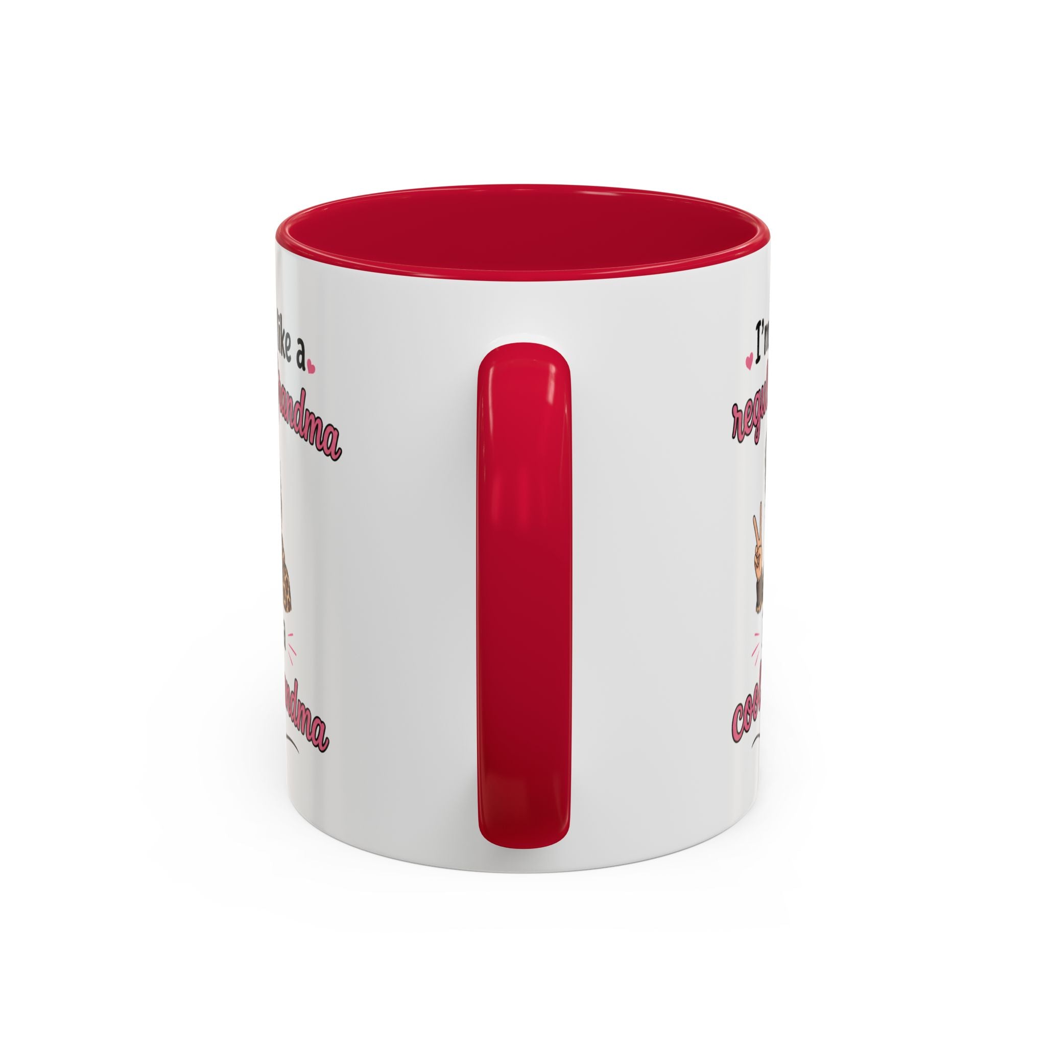 Cool Grandma illustration mug | 11oz 15oz colorful ceramic mug