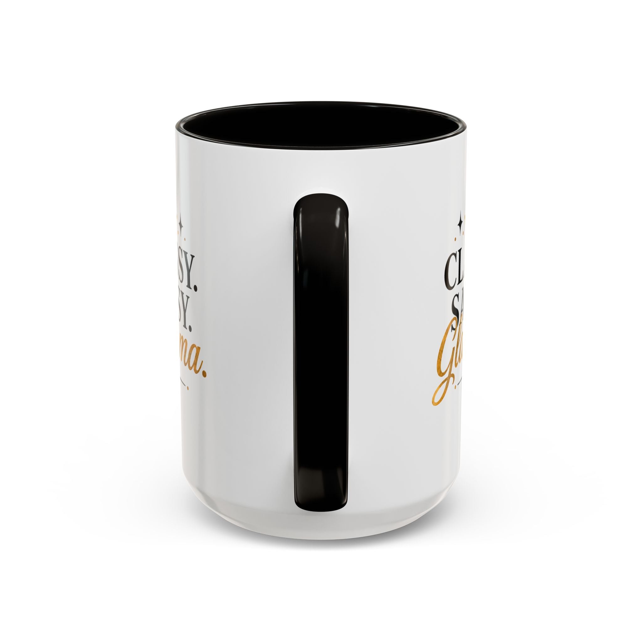 Classy Sassy Glamma Coffee Mug — 11oz/15oz Color Accent Mug