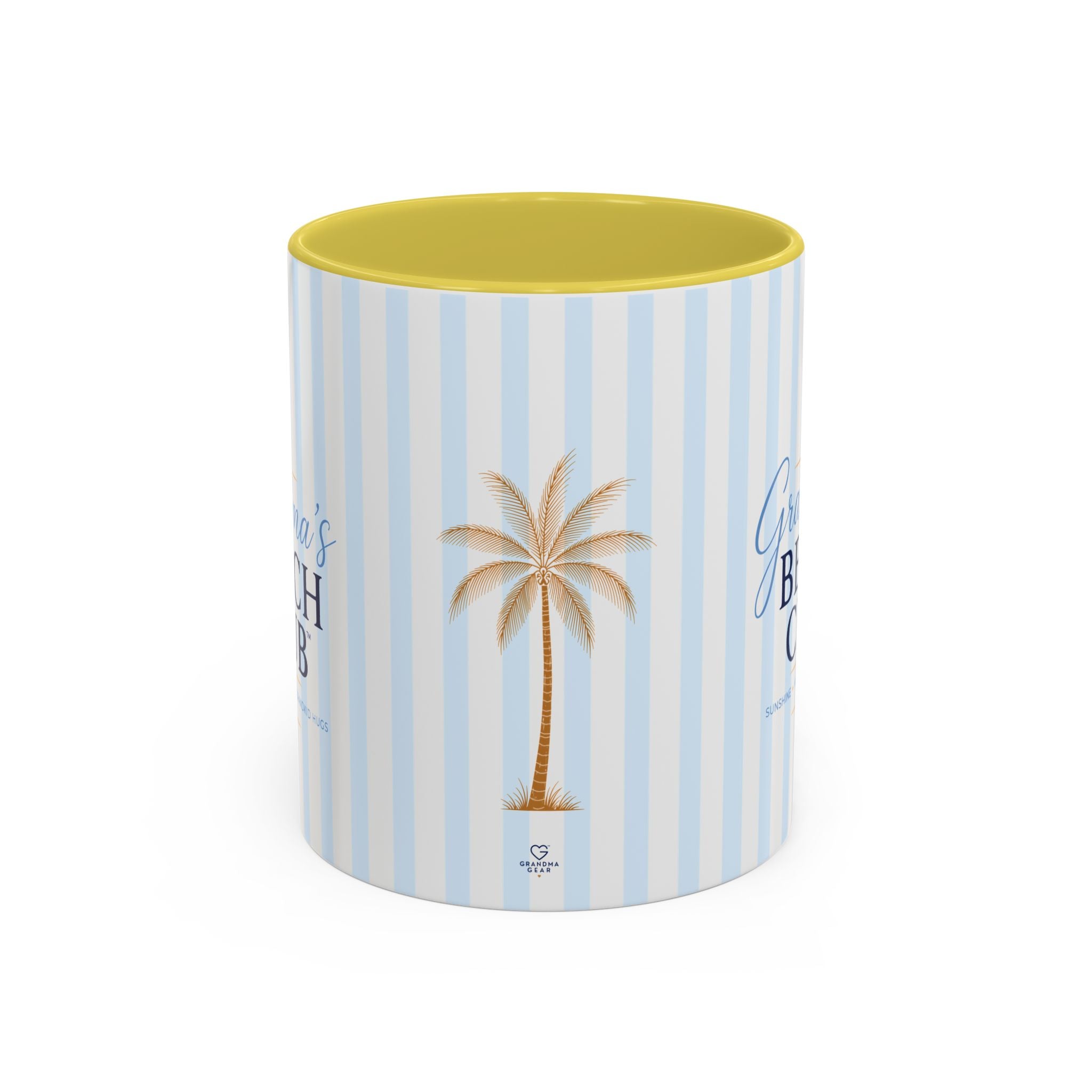 Grandma's Beach Club Script Mug | Color Accent Coffee Mug (11oz, 15oz)