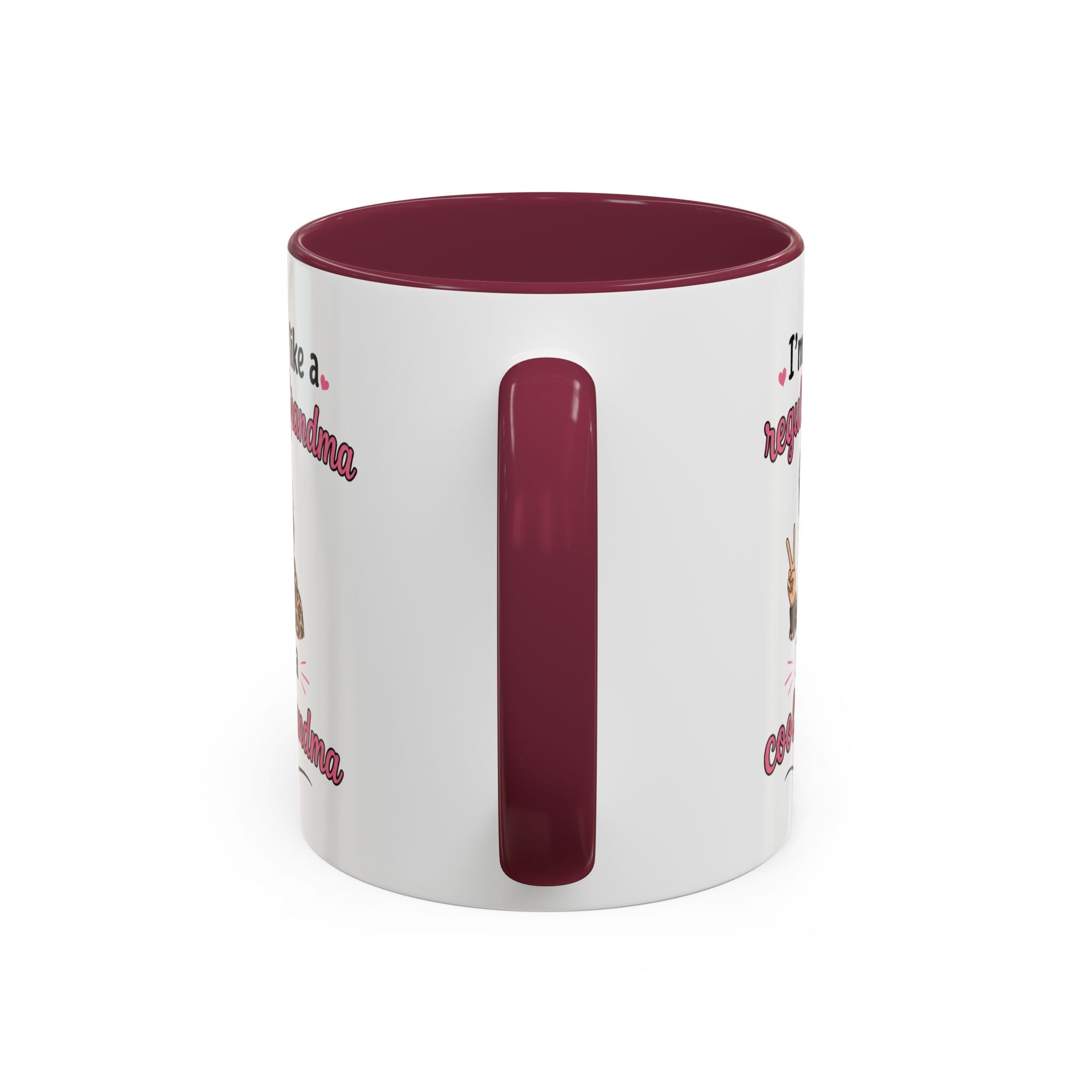 Cool Grandma illustration mug | 11oz 15oz colorful ceramic mug