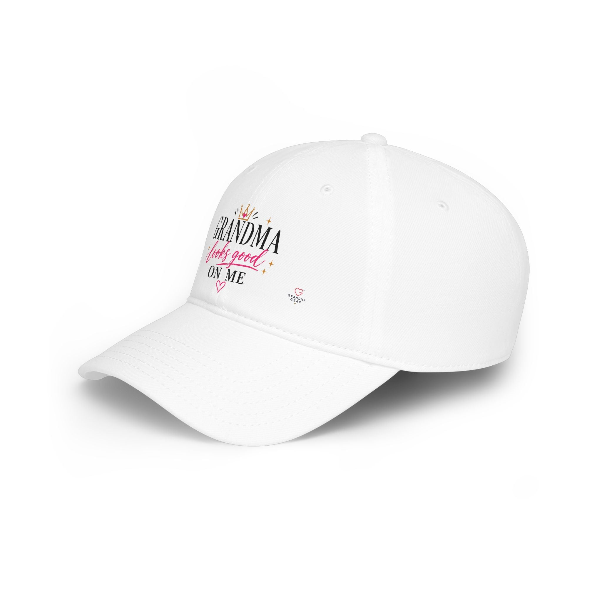 Grandma Looks Good On Me Cap | Embroidered White Baseball Hat