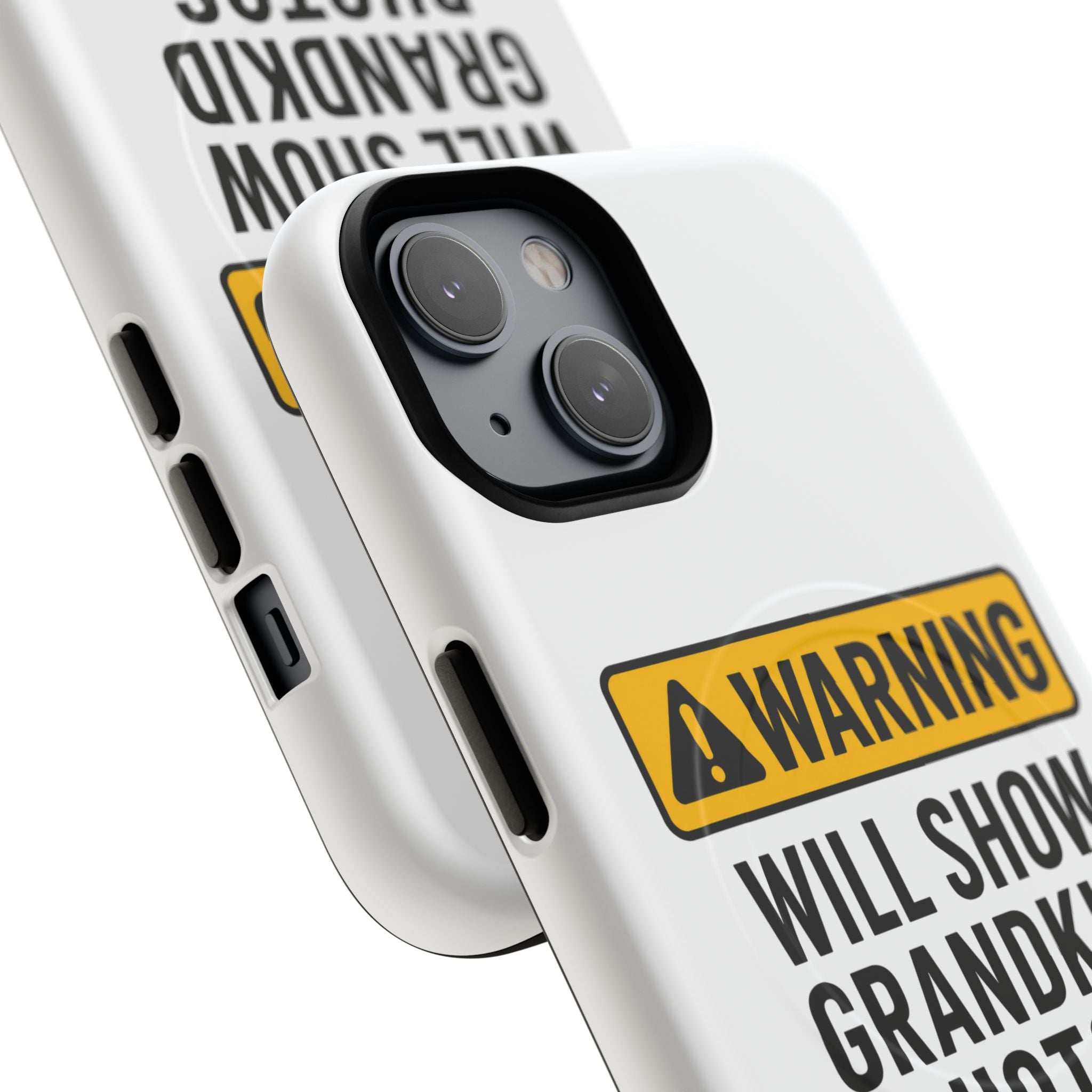 Phone Case — "Warning: Will Show Grandkid Photos" Tough Magnetic Case