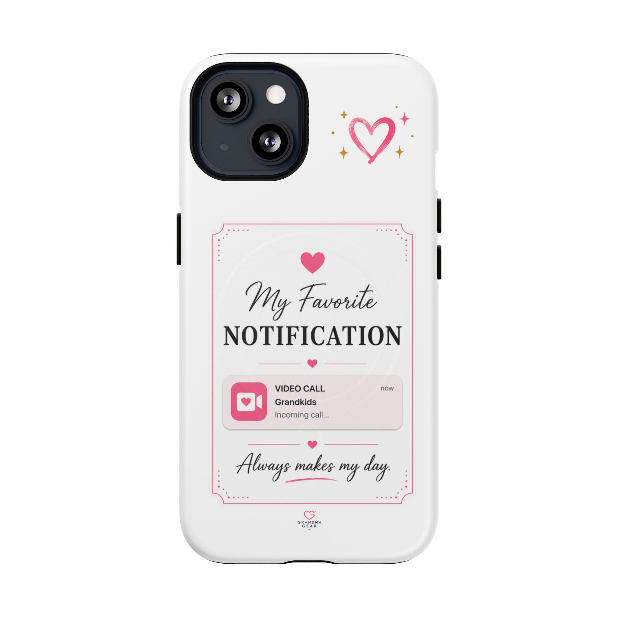 My Favorite Notification phone case | Cute heart video call design