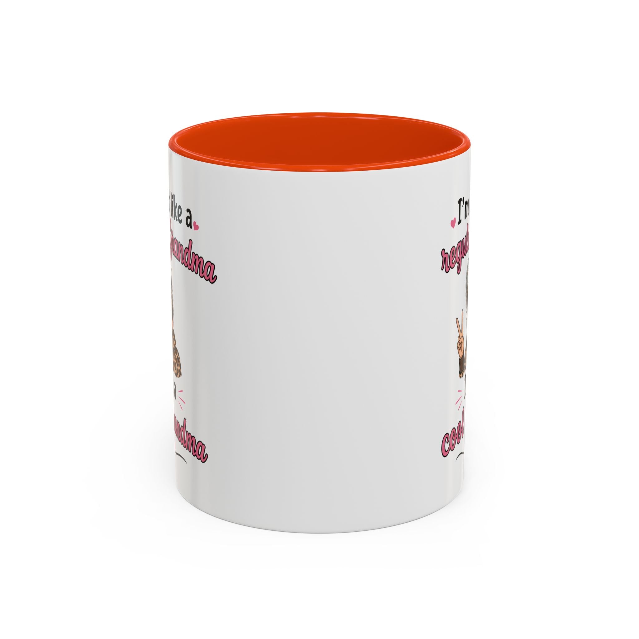 Cool Grandma illustration mug | 11oz 15oz colorful ceramic mug