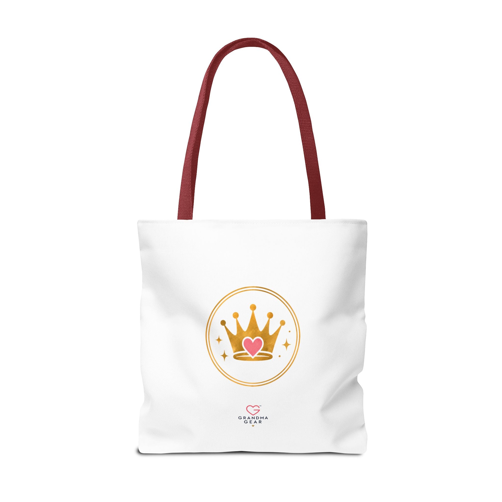 Classy Sassy Glamma Tote Bag – Funny Grandma Gift with Crown Graphic
