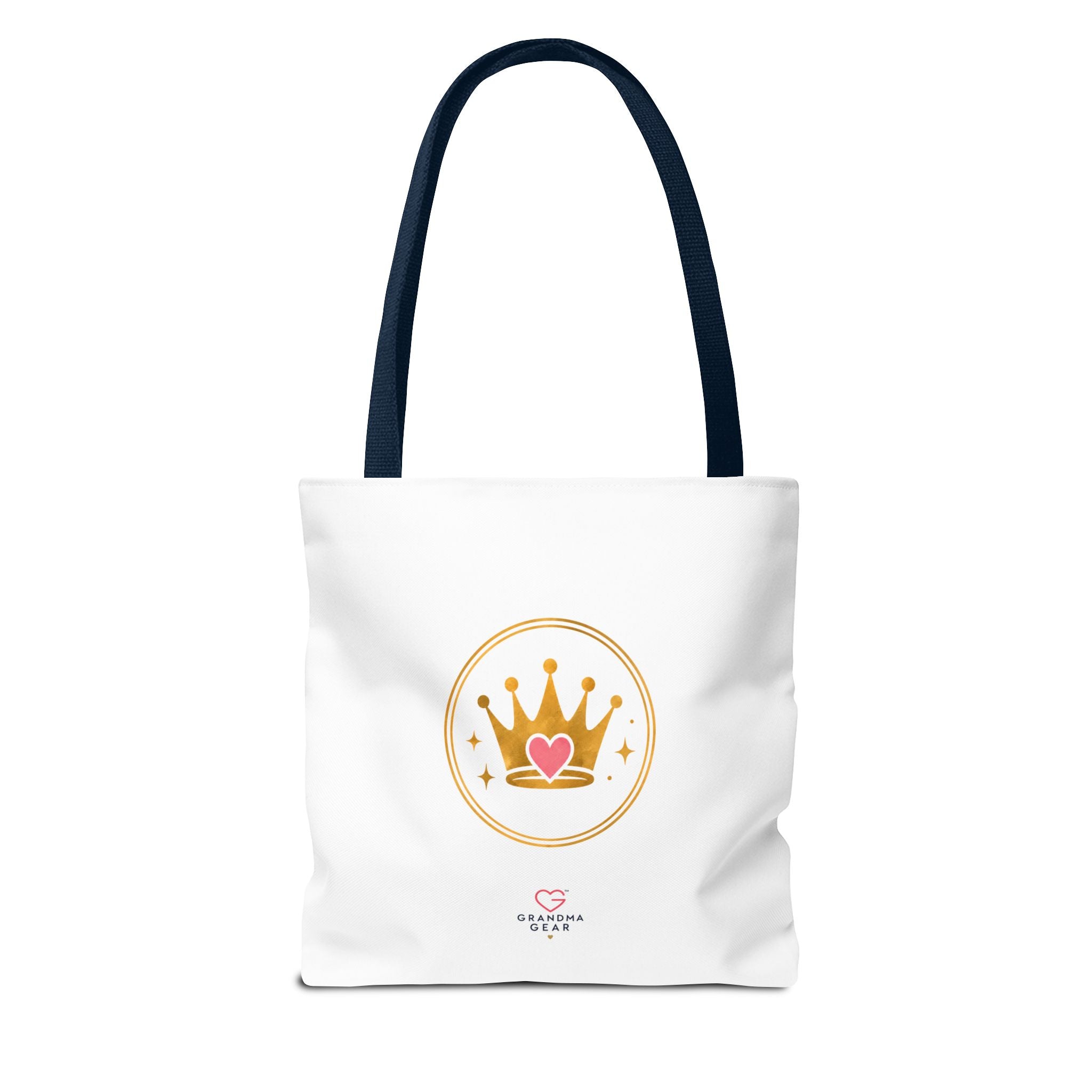 Classy Sassy Glamma Tote Bag – Funny Grandma Gift with Crown Graphic