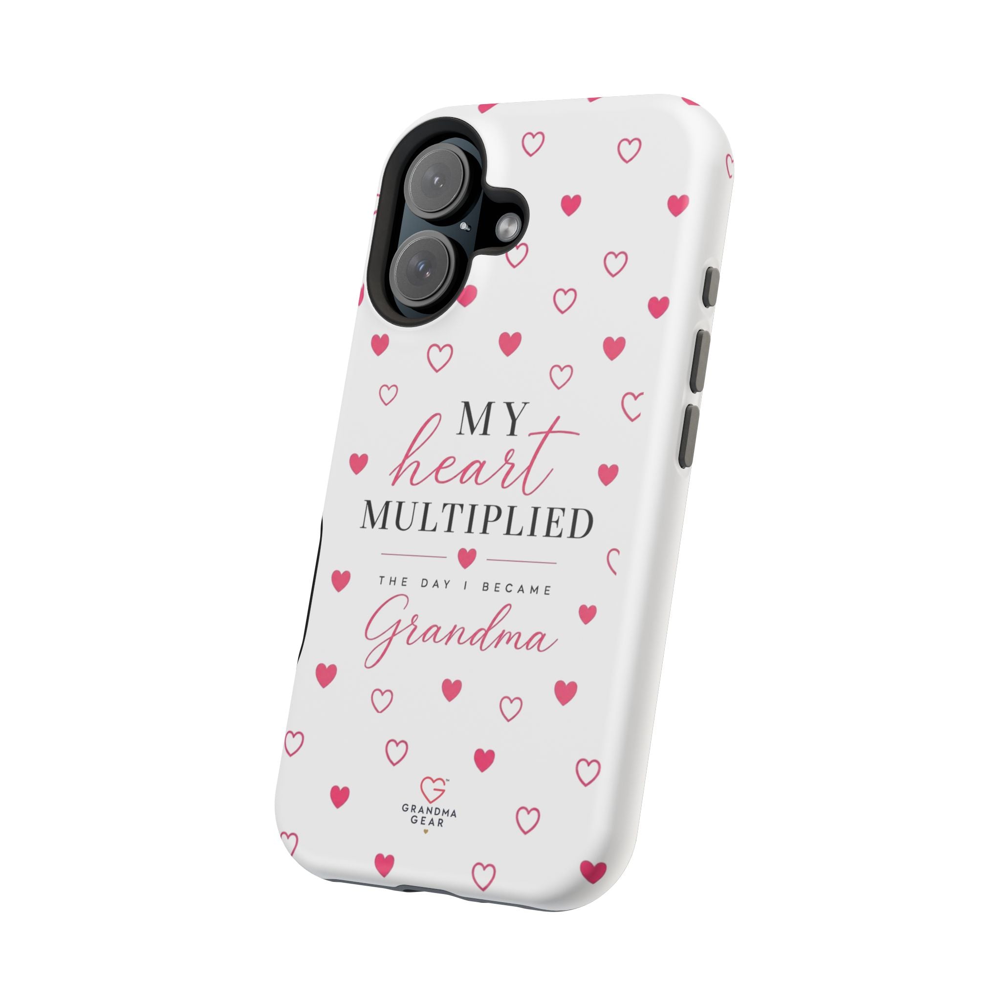 Grandma Phone Case — "My Heart Multiplied" Magnetic Impact‑Resistant Case