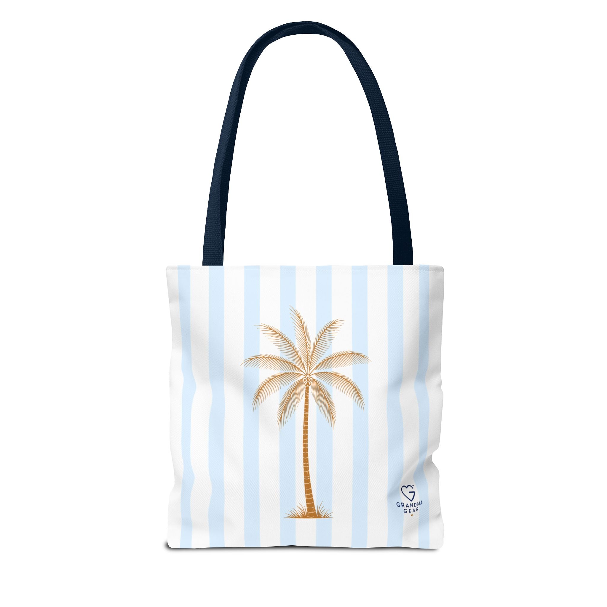 Grandma's Beach Club Tote Bag | Seashell Striped Summer