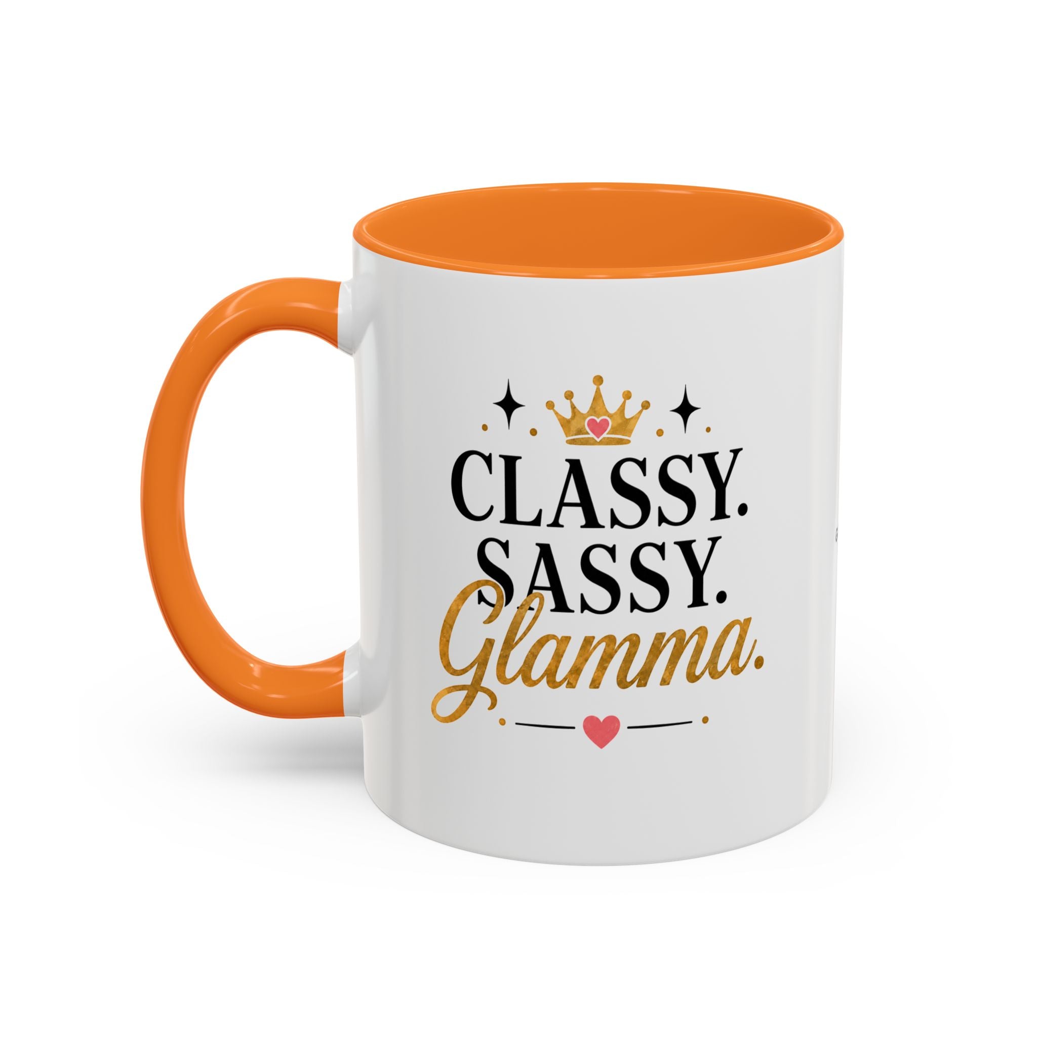 Classy Sassy Glamma Coffee Mug — 11oz/15oz Color Accent Mug